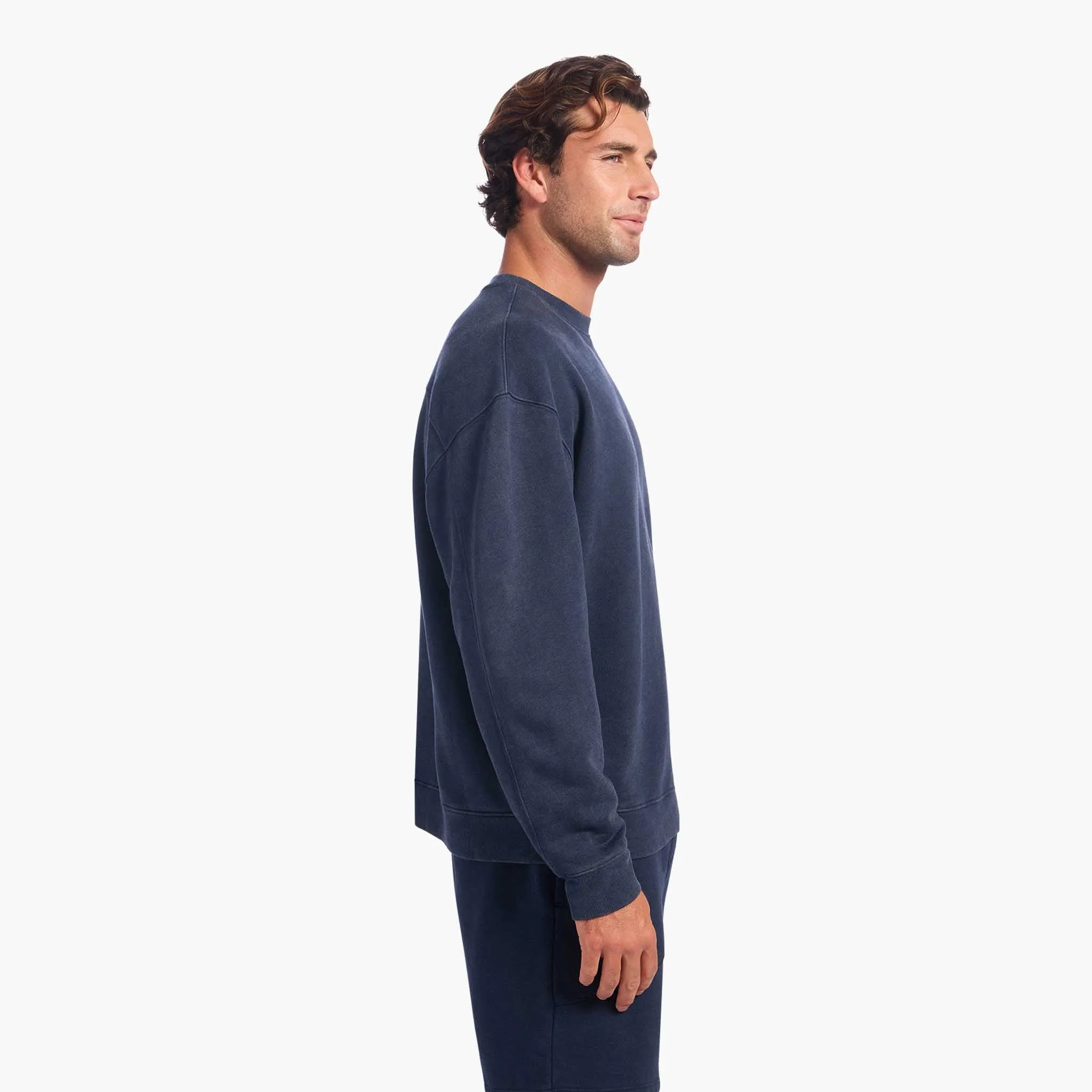 Vintage Fleece Men's Crewneck | Washed Navy sold by nuuds product image thumbnail 3