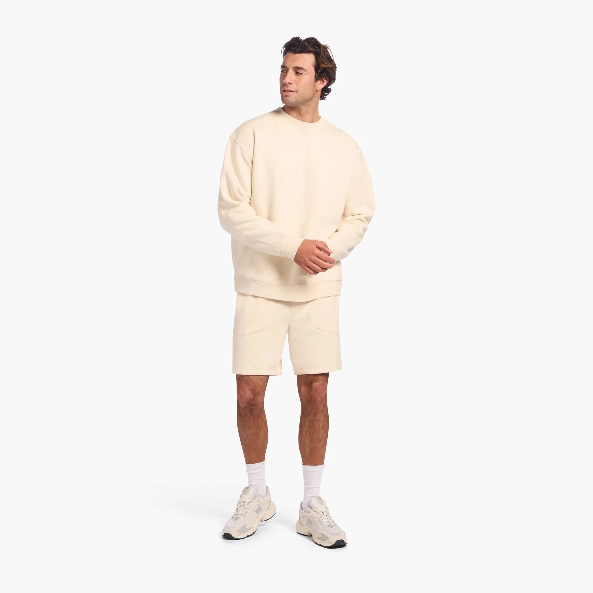Vintage Fleece Men's Crewneck | Washed Bone sold by nuuds product image thumbnail 2
