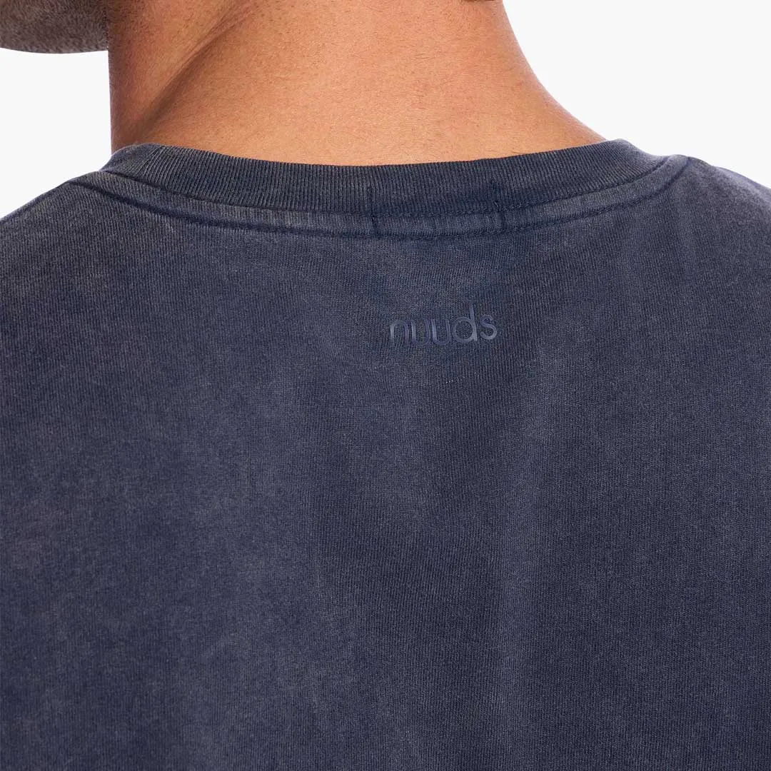 Vintage Cotton Men's Everyday T-Shirt | Washed Navy sold by nuuds product image thumbnail 5