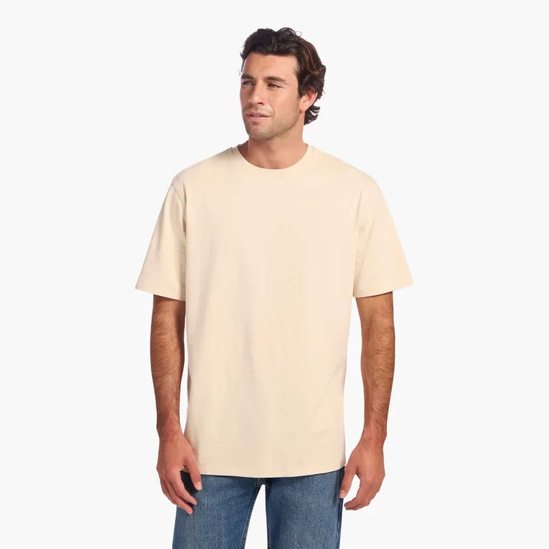 Vintage Cotton Men's Everyday T-Shirt | Washed Bone sold by nuuds