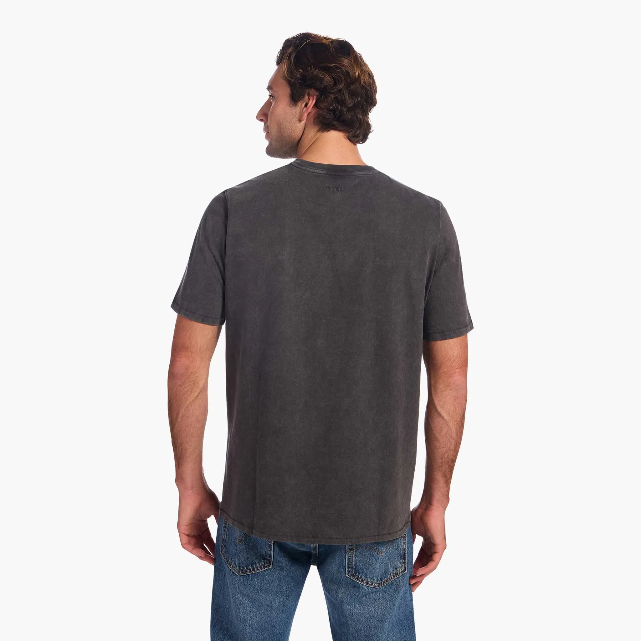 Vintage Cotton Men's Everyday T-Shirt | Washed Black sold by nuuds product image thumbnail 4