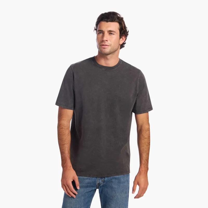 Vintage Cotton Men's Everyday T-Shirt | Washed Black sold by nuuds