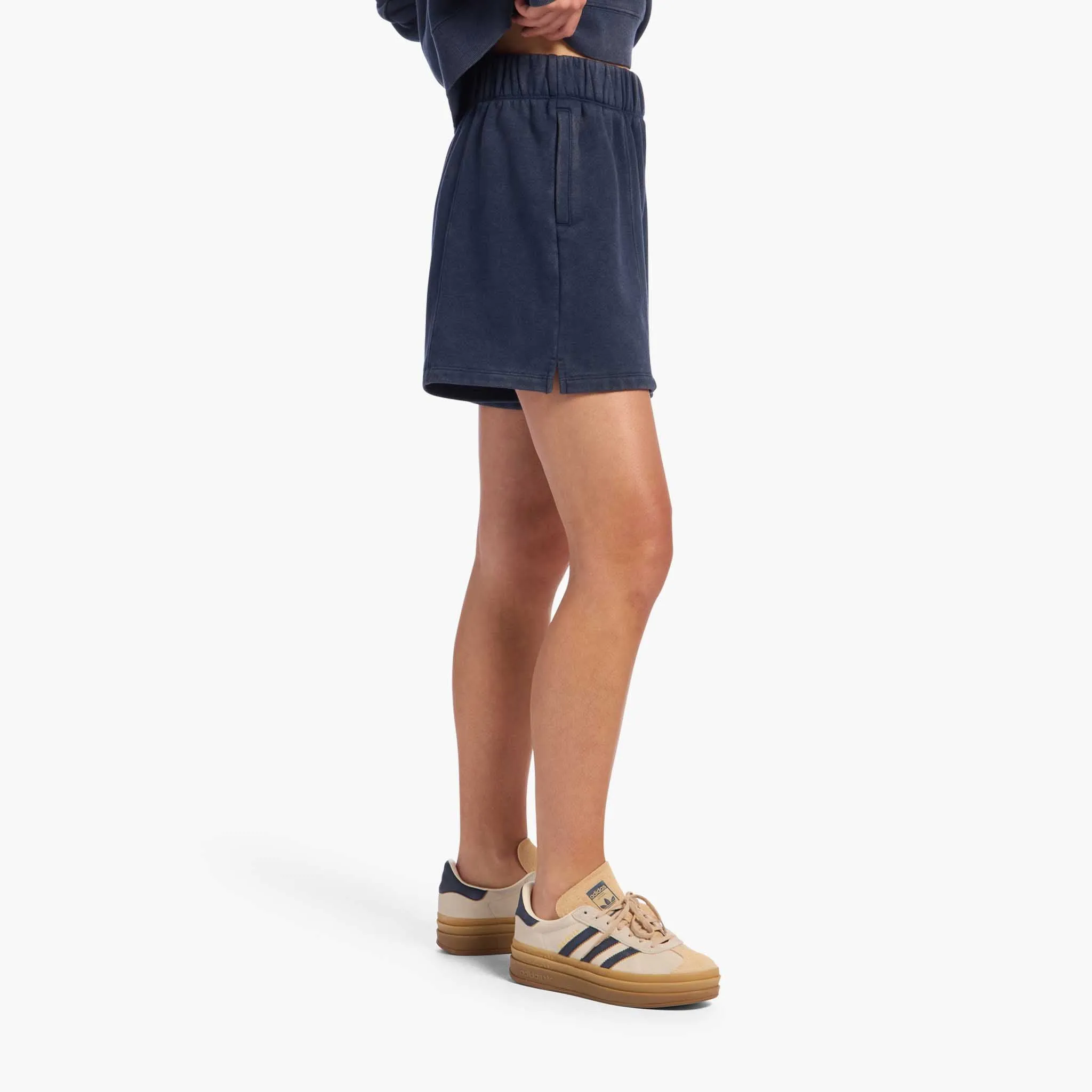 Vintage Fleece Seamed Short | Washed Navy sold by nuuds product image thumbnail 3