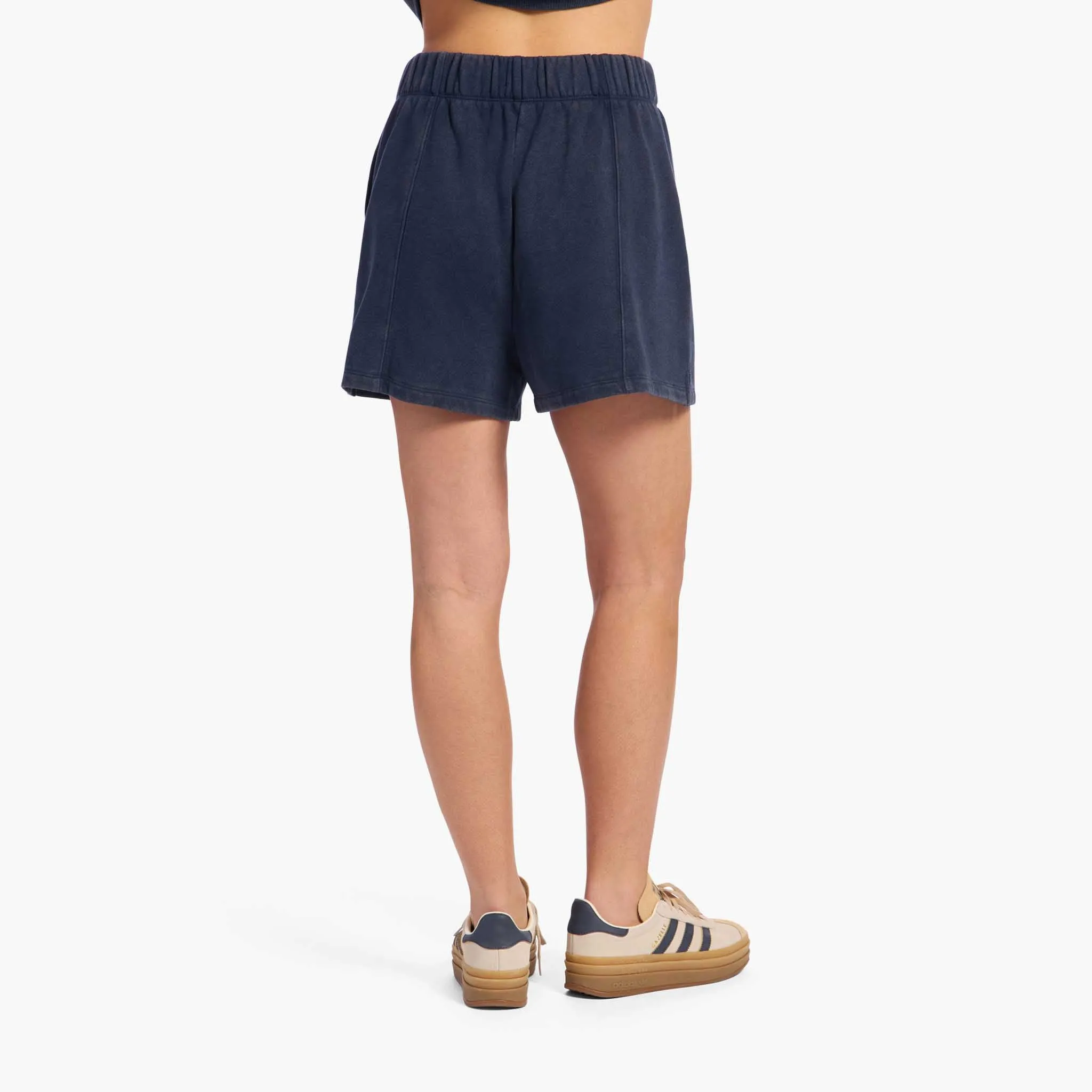 Vintage Fleece Seamed Short | Washed Navy sold by nuuds product image thumbnail 4