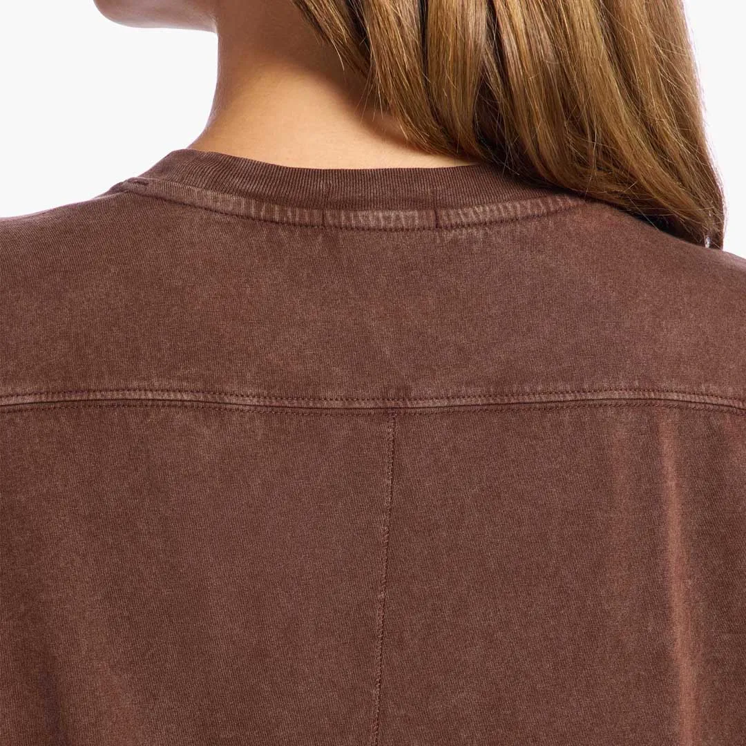 Soft Cotton Tunic Muscle Tee | Washed Coffee sold by nuuds product image thumbnail 5