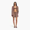 Linen Beach Short | Malt sold by nuuds