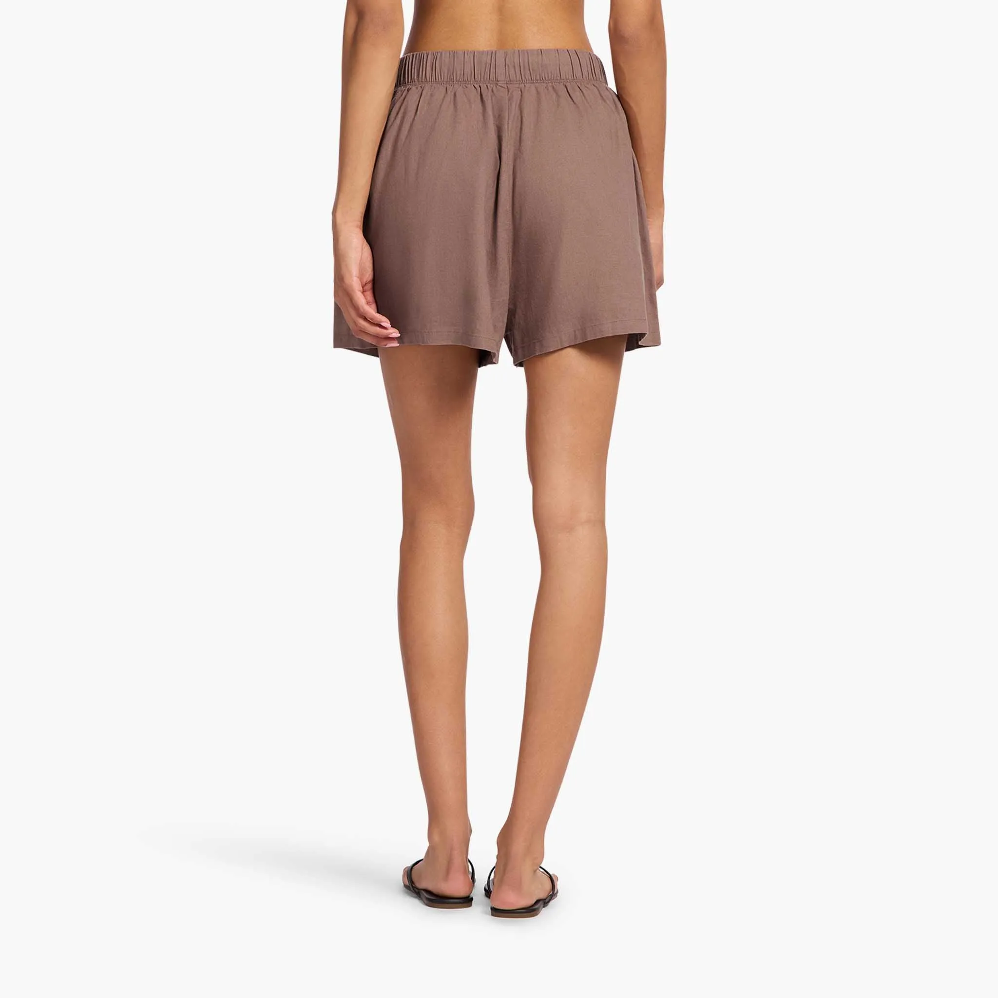 Linen Beach Short | Malt sold by nuuds product image thumbnail 4