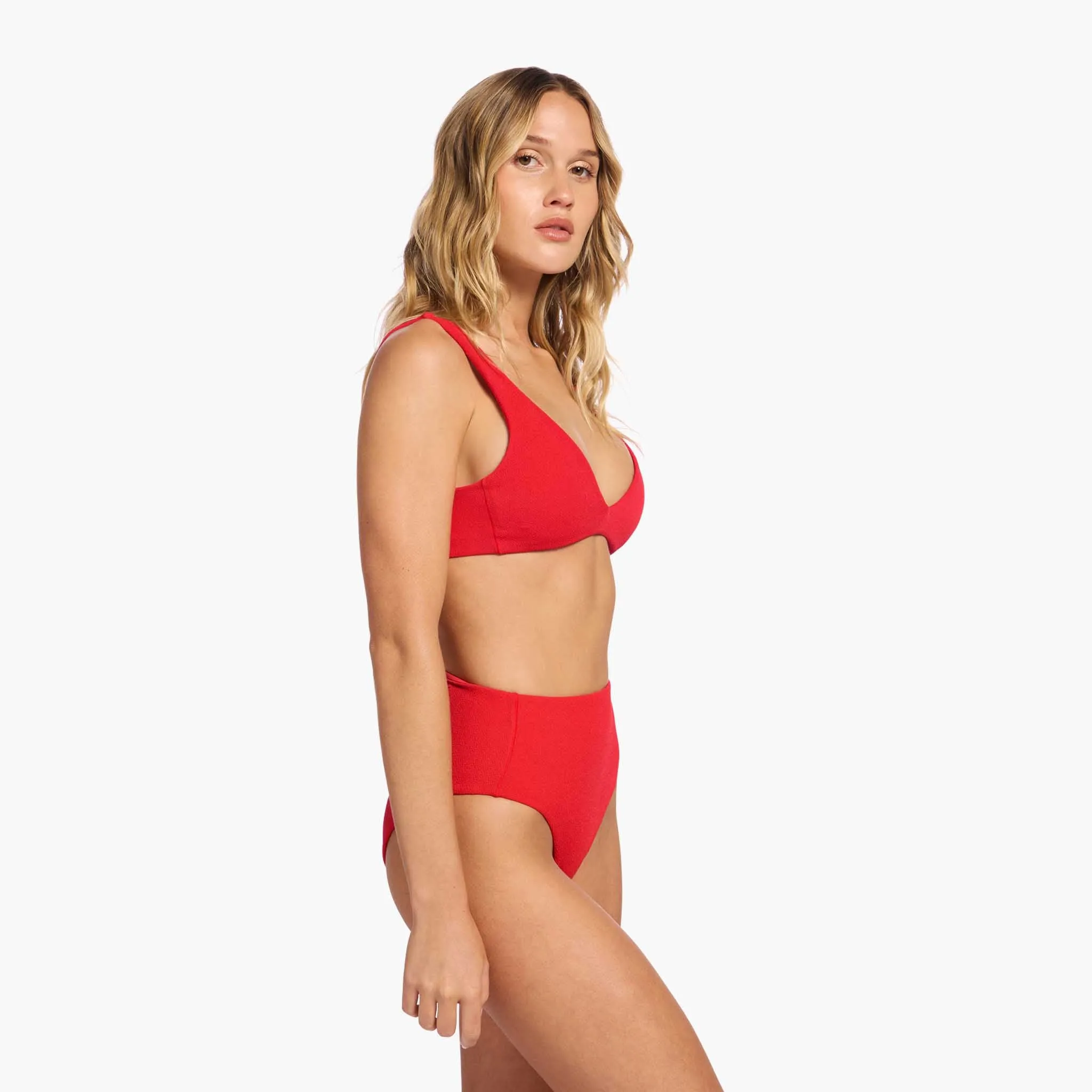 Plunge Bikini Top | Chili sold by nuuds product image thumbnail 3