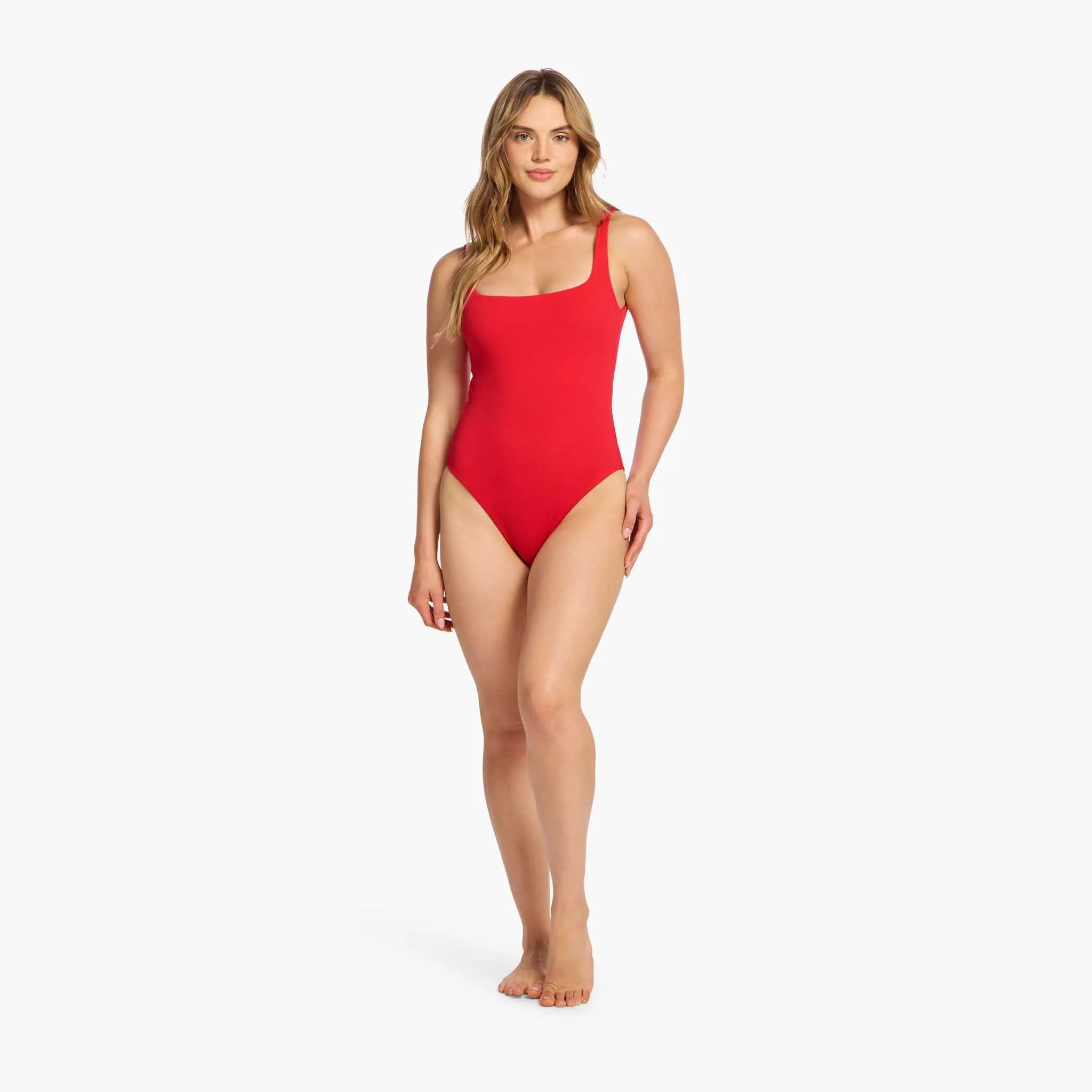 Square Neck One Piece | Chili sold by nuuds product image thumbnail 2