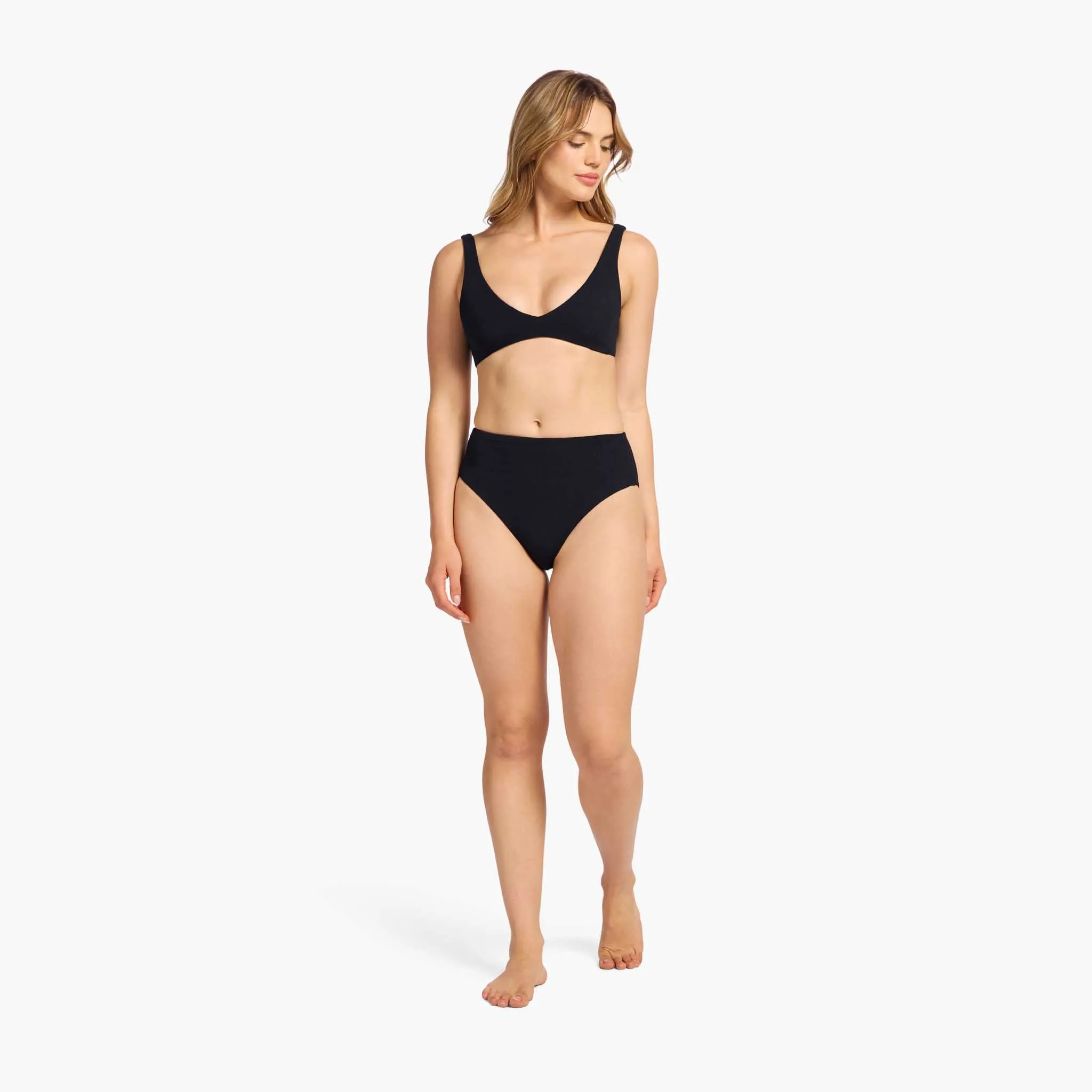 High Waist Bikini Bottom | Black sold by nuuds