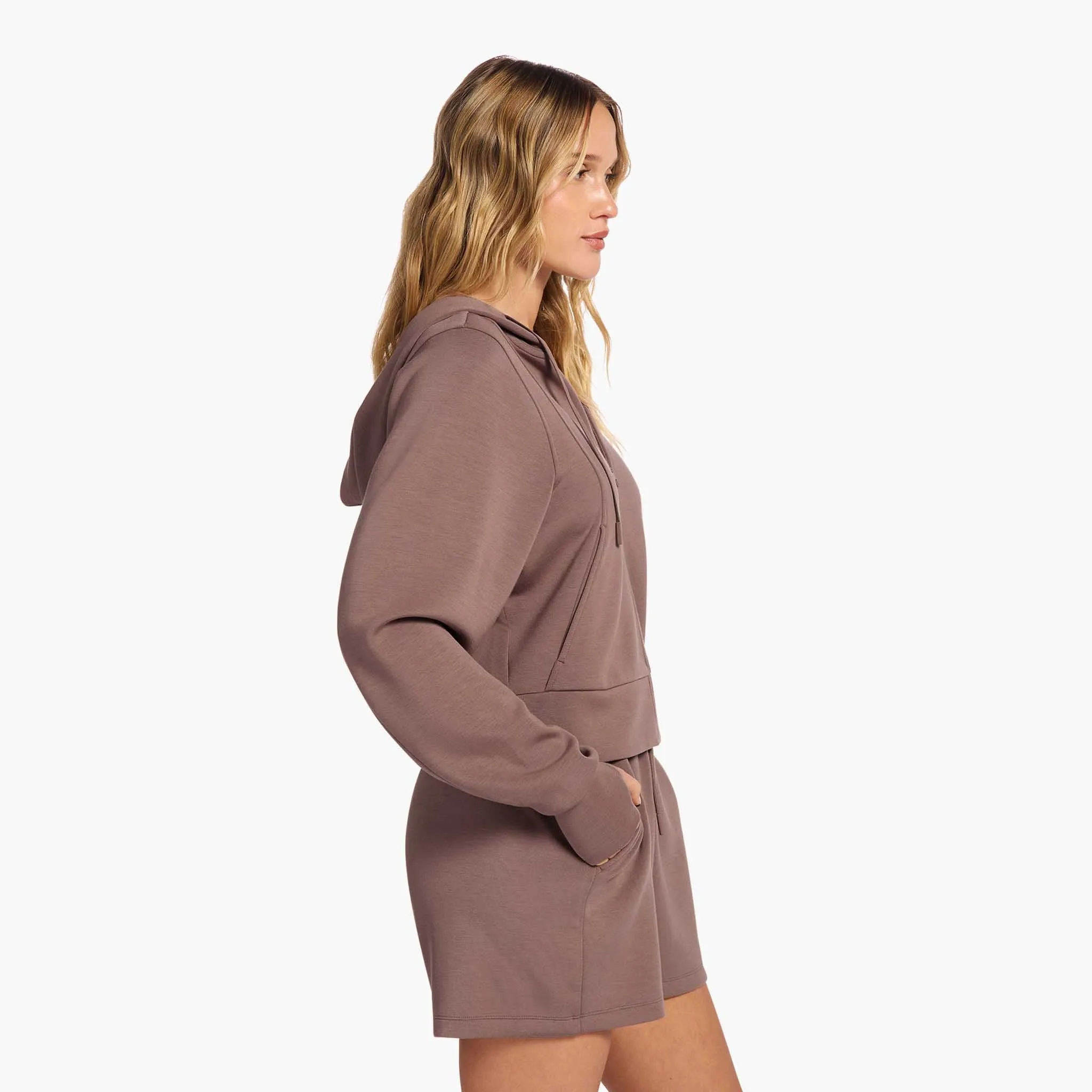 Soft Motion Zip Hoodie | Malt sold by nuuds product image thumbnail 3