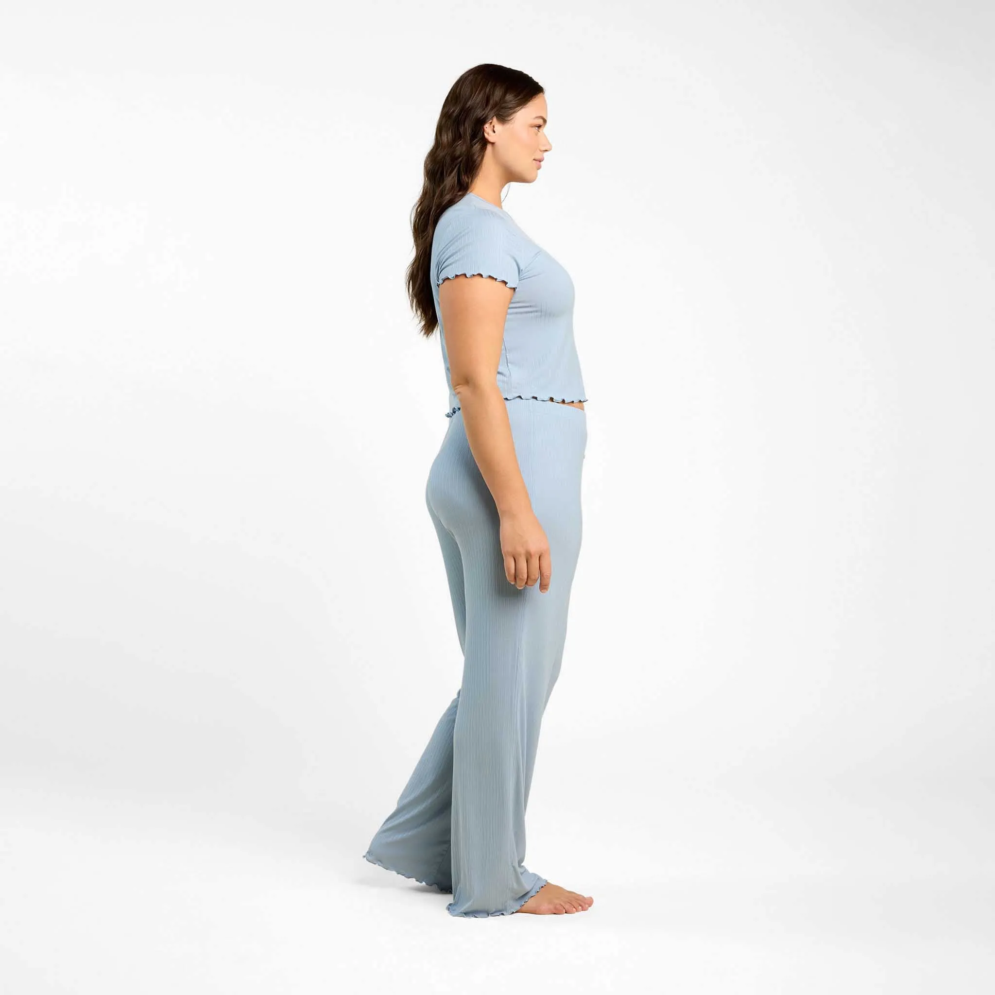 Mini Rib Pajama Set sold by nuuds product image thumbnail 3