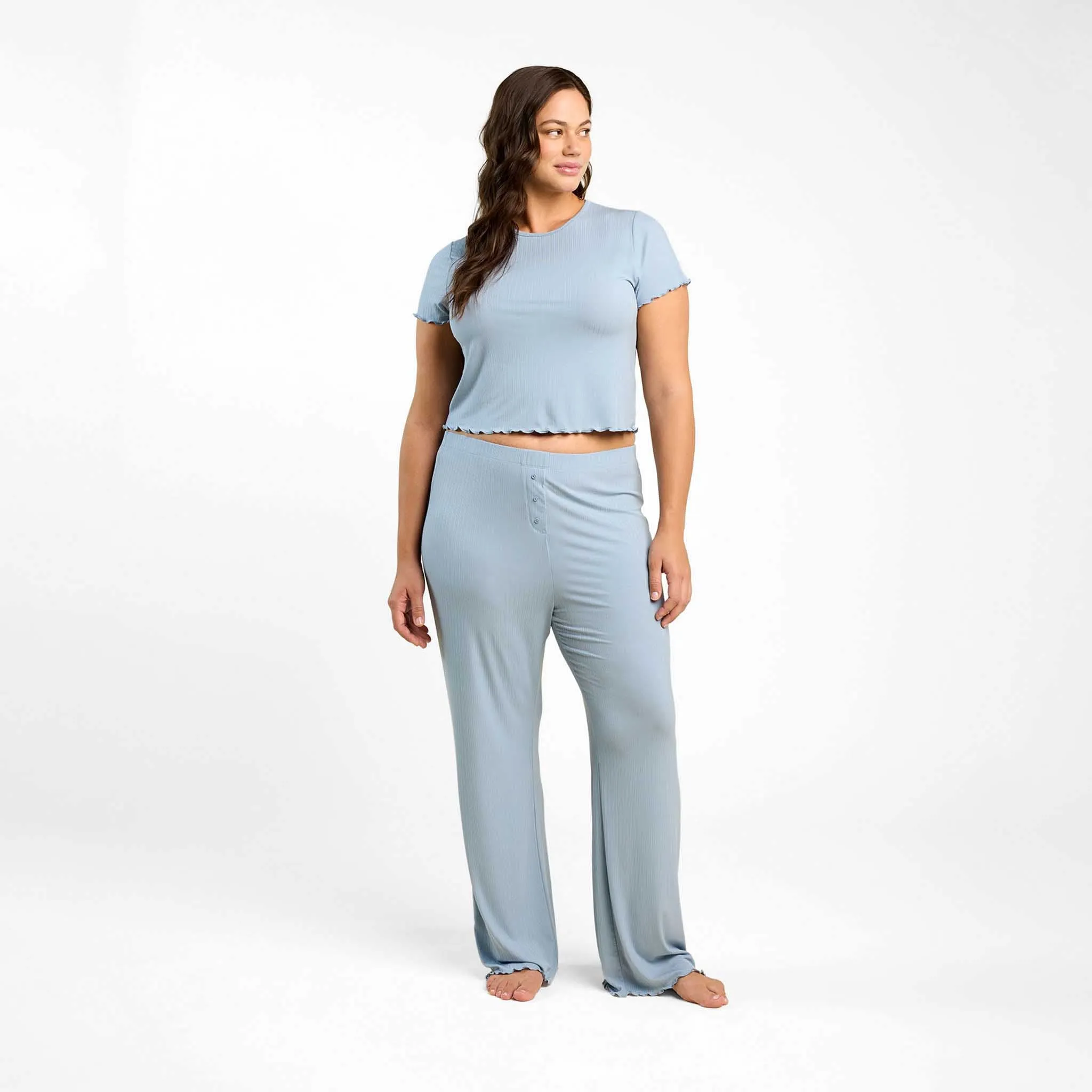 Mini Rib Pajama Set sold by nuuds product image thumbnail 2