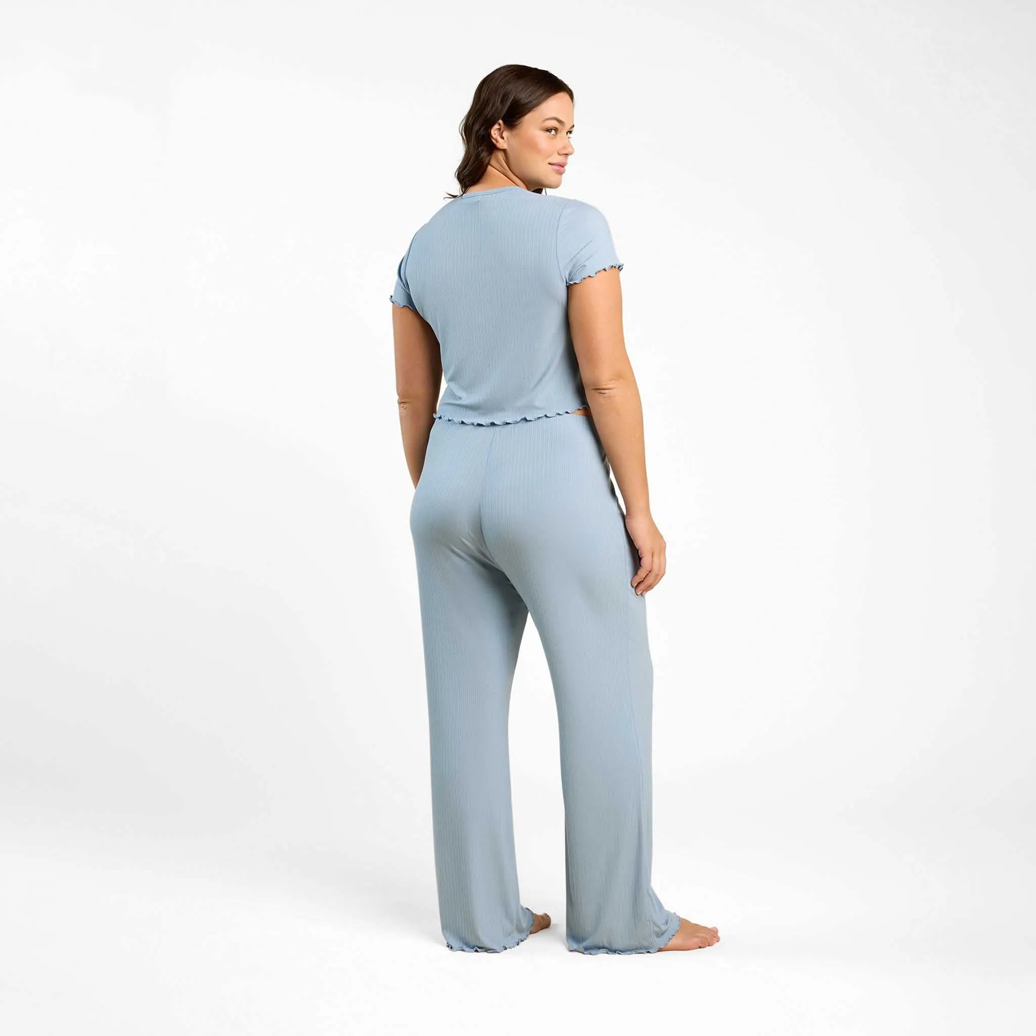 Mini Rib Pajama Set sold by nuuds product image thumbnail 4