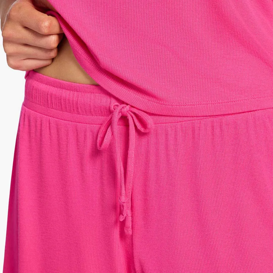 Ribbed Pajama Short Set | Fuchsia sold by nuuds product image thumbnail 5