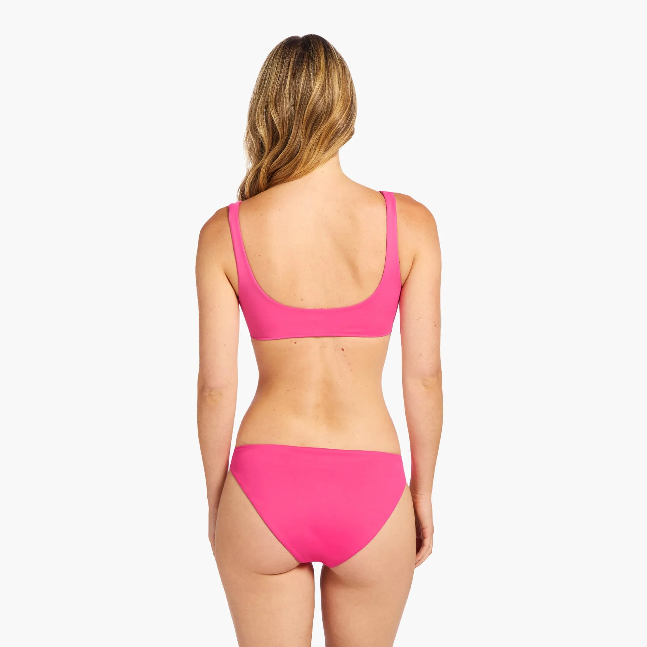 Plunge Bikini Top | Fuchsia sold by nuuds product image thumbnail 4