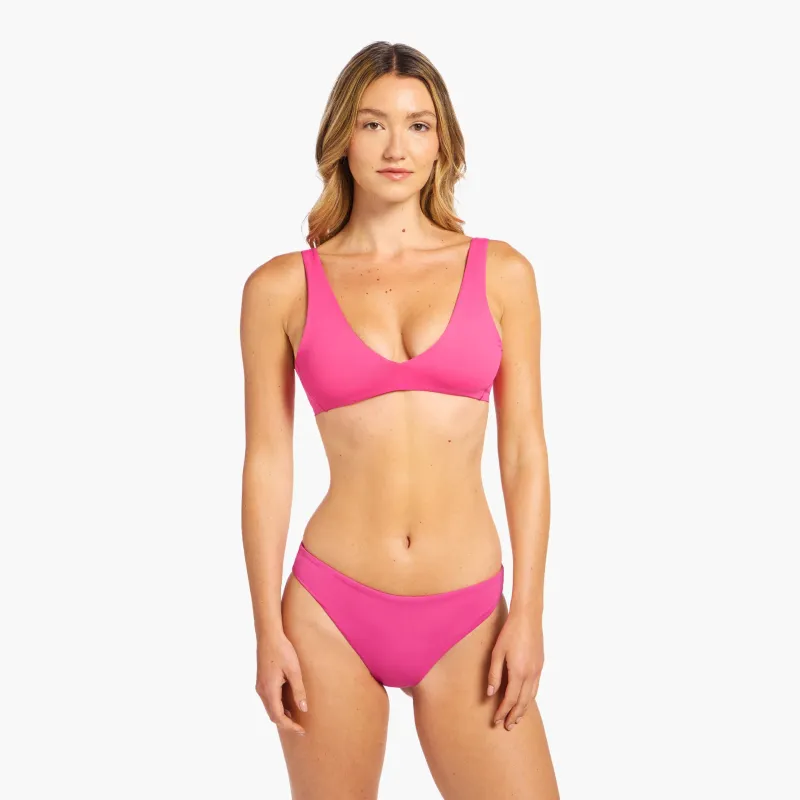 Plunge Bikini Top | Fuchsia sold by nuuds