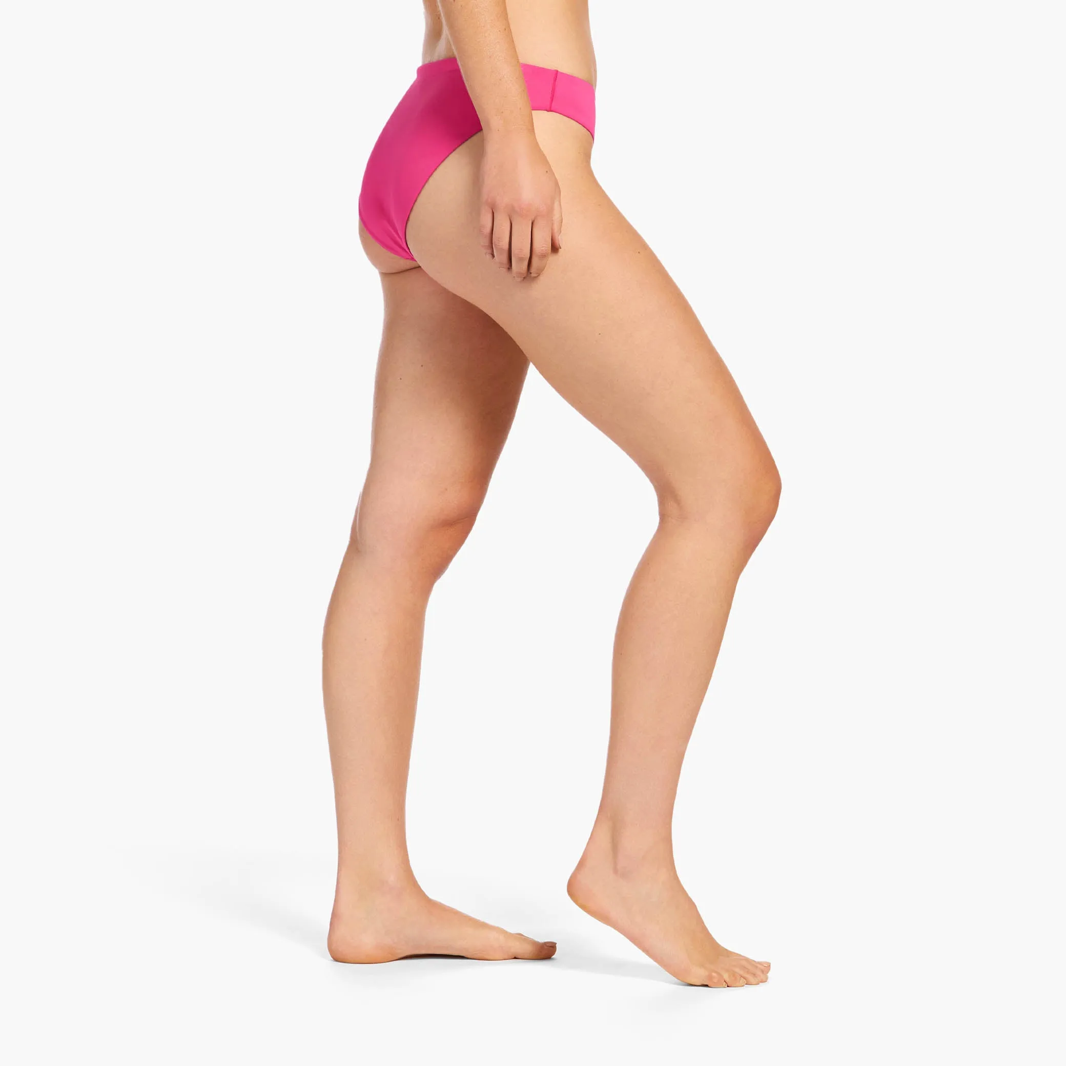 Low Waist Bikini Bottom | Fuchsia sold by nuuds product image thumbnail 3
