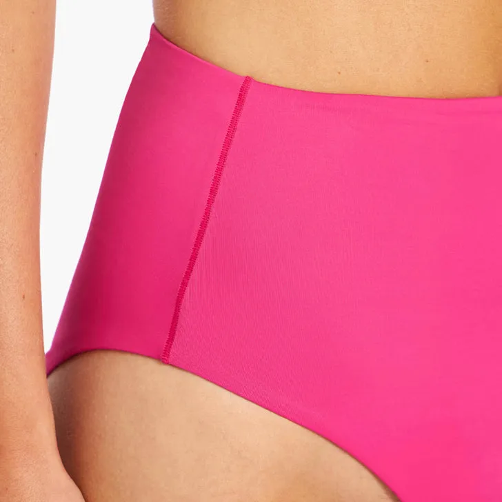 High Waist Bikini Bottom | Fuchsia sold by nuuds product image thumbnail 5