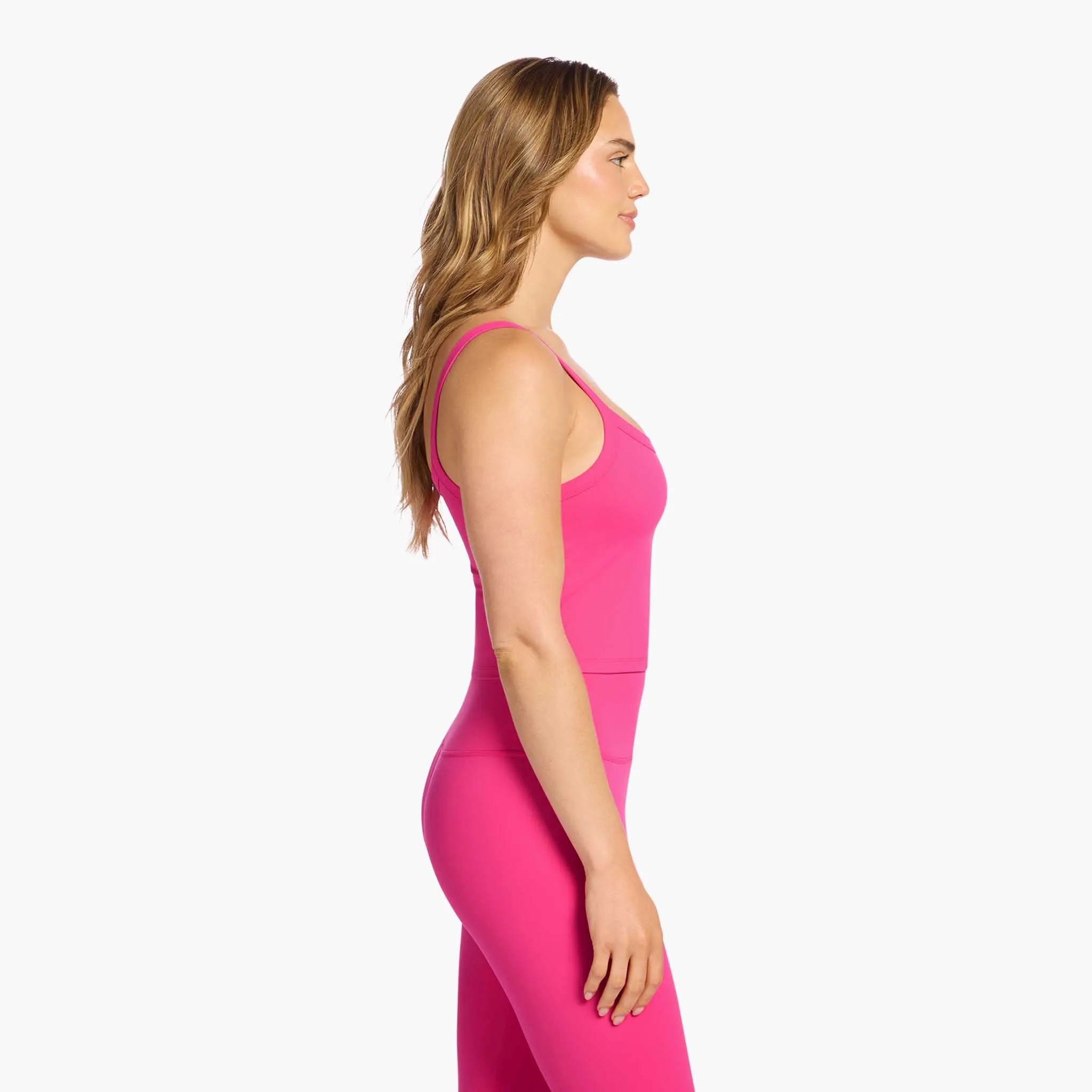 Elevate Scoop Tank | Fuchsia sold by nuuds product image thumbnail 4