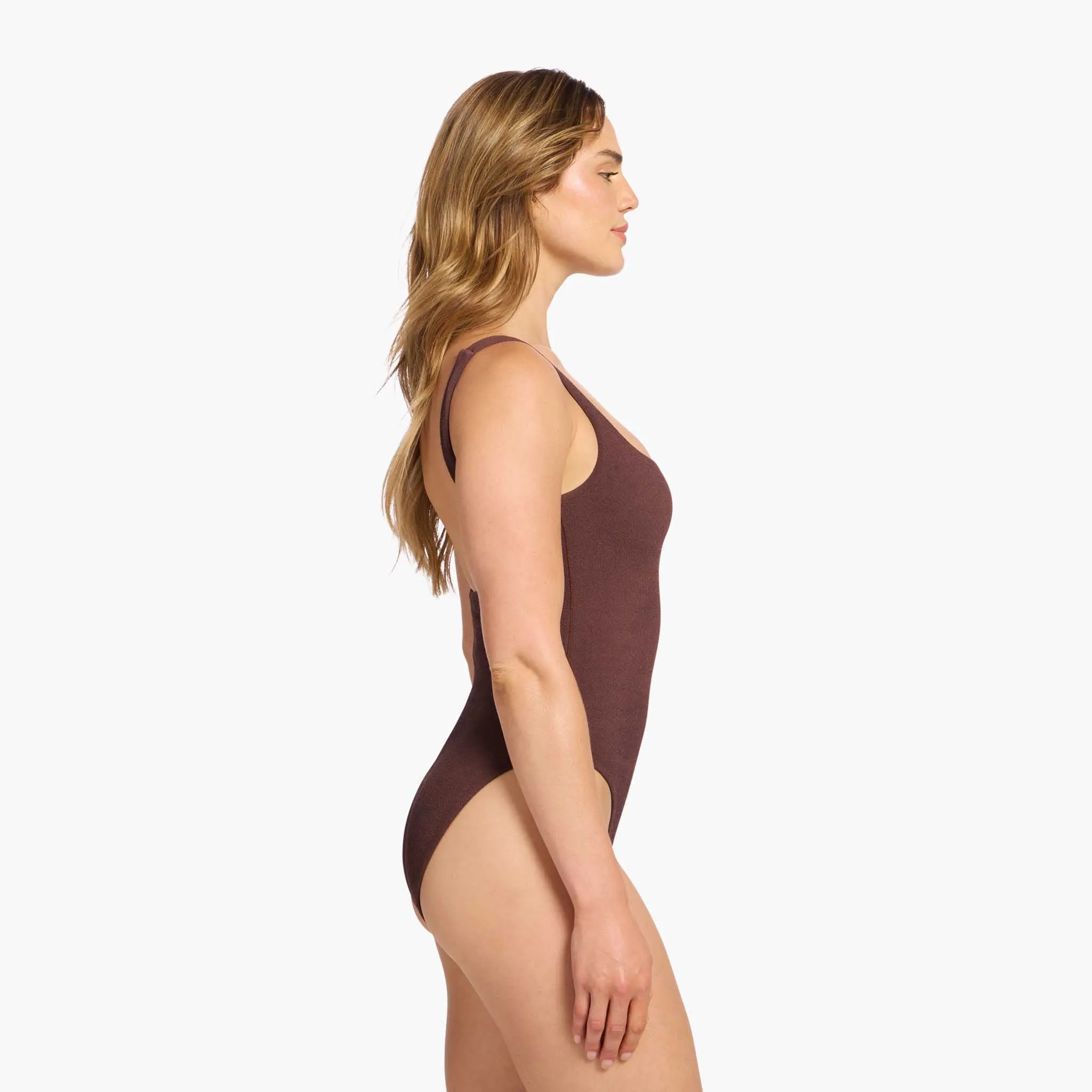 Square Neck One Piece | Coffee sold by nuuds product image thumbnail 3