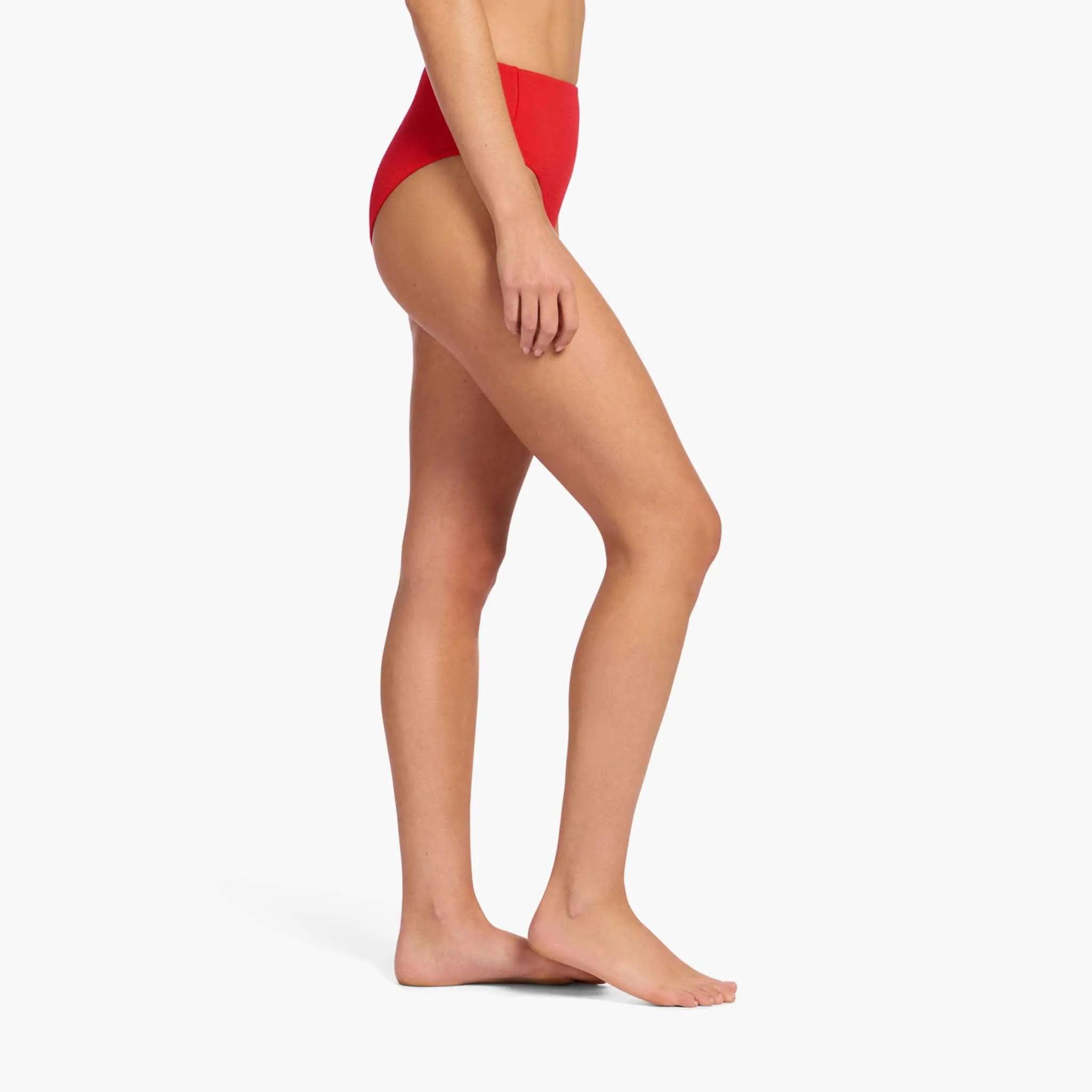 High Waist Bikini Bottom | Chili sold by nuuds product image thumbnail 3