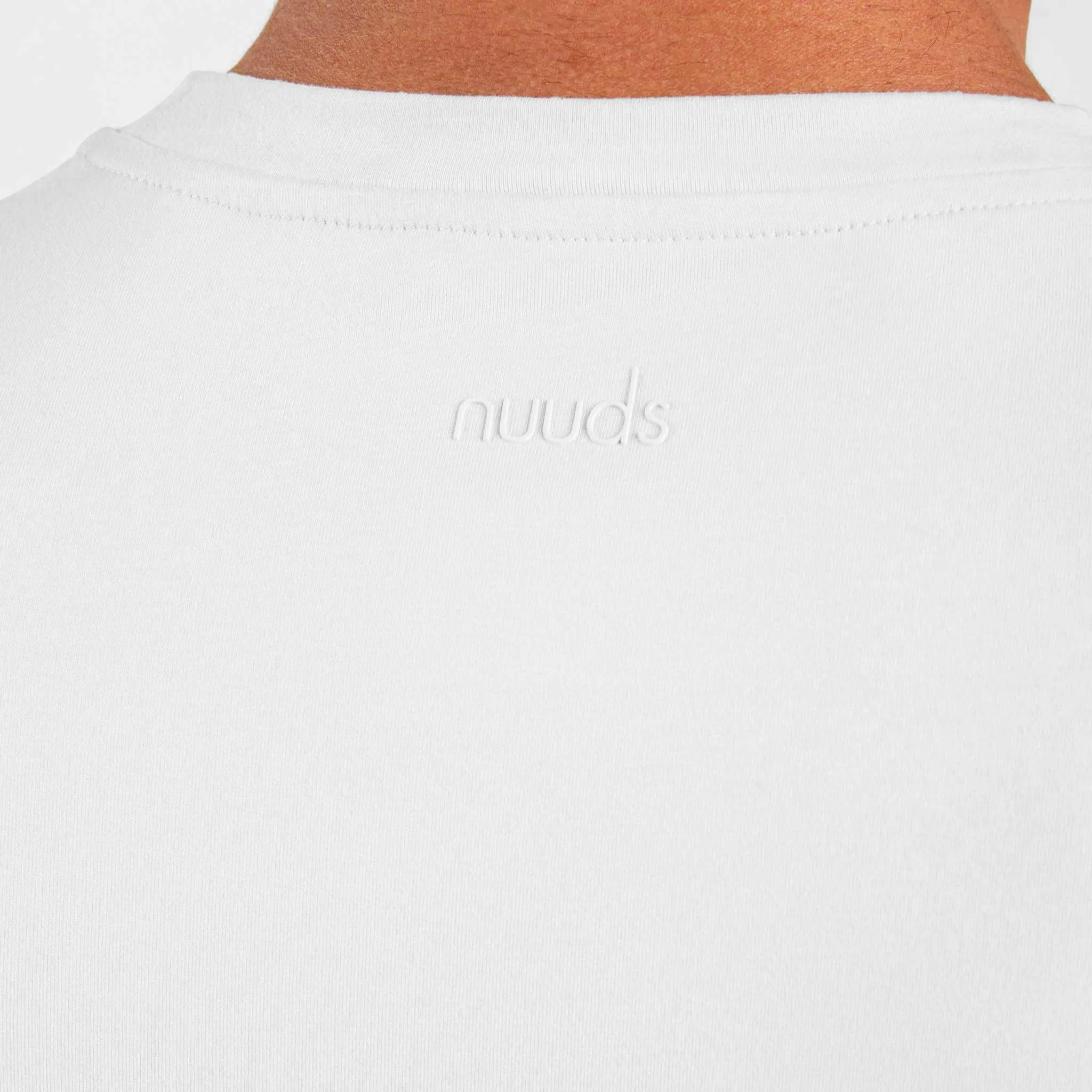 Men's Movement Tee | White sold by nuuds product image thumbnail 5