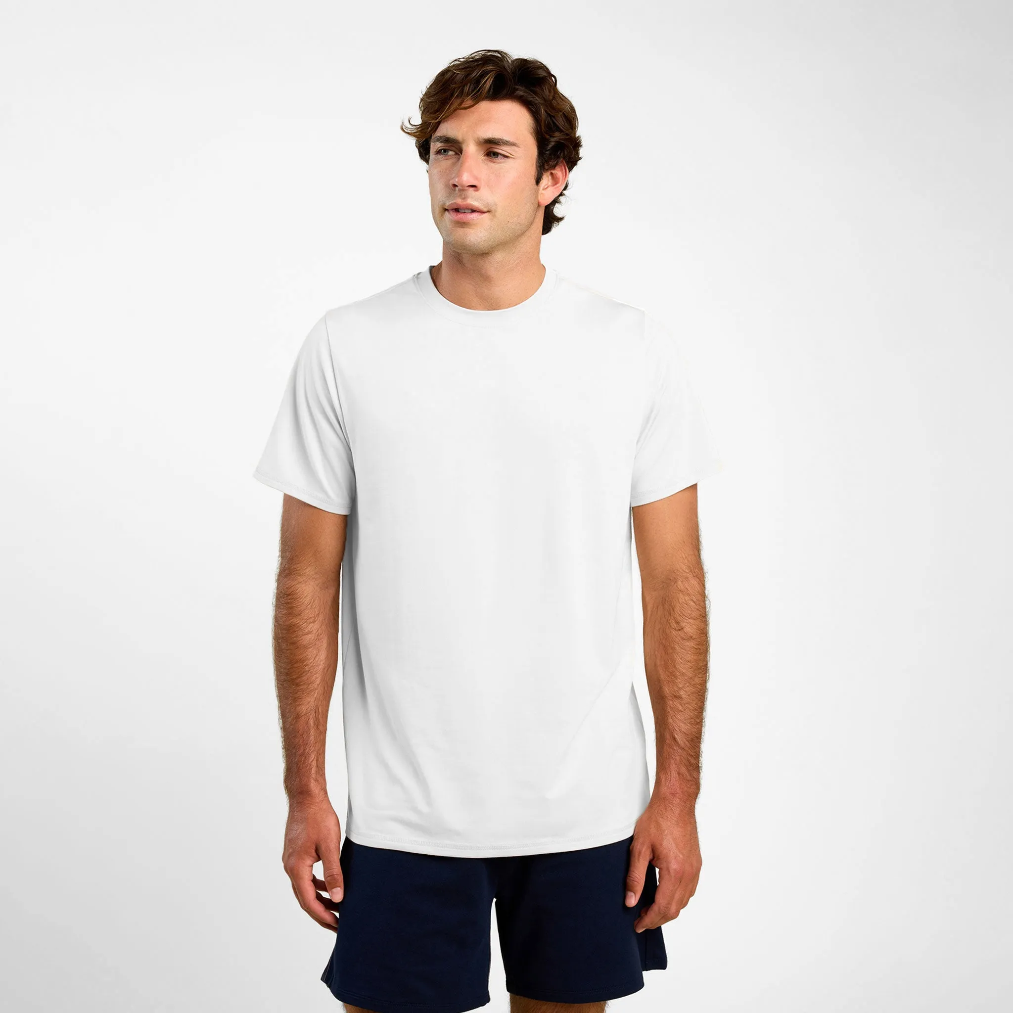 Men's Movement Tee | White sold by nuuds