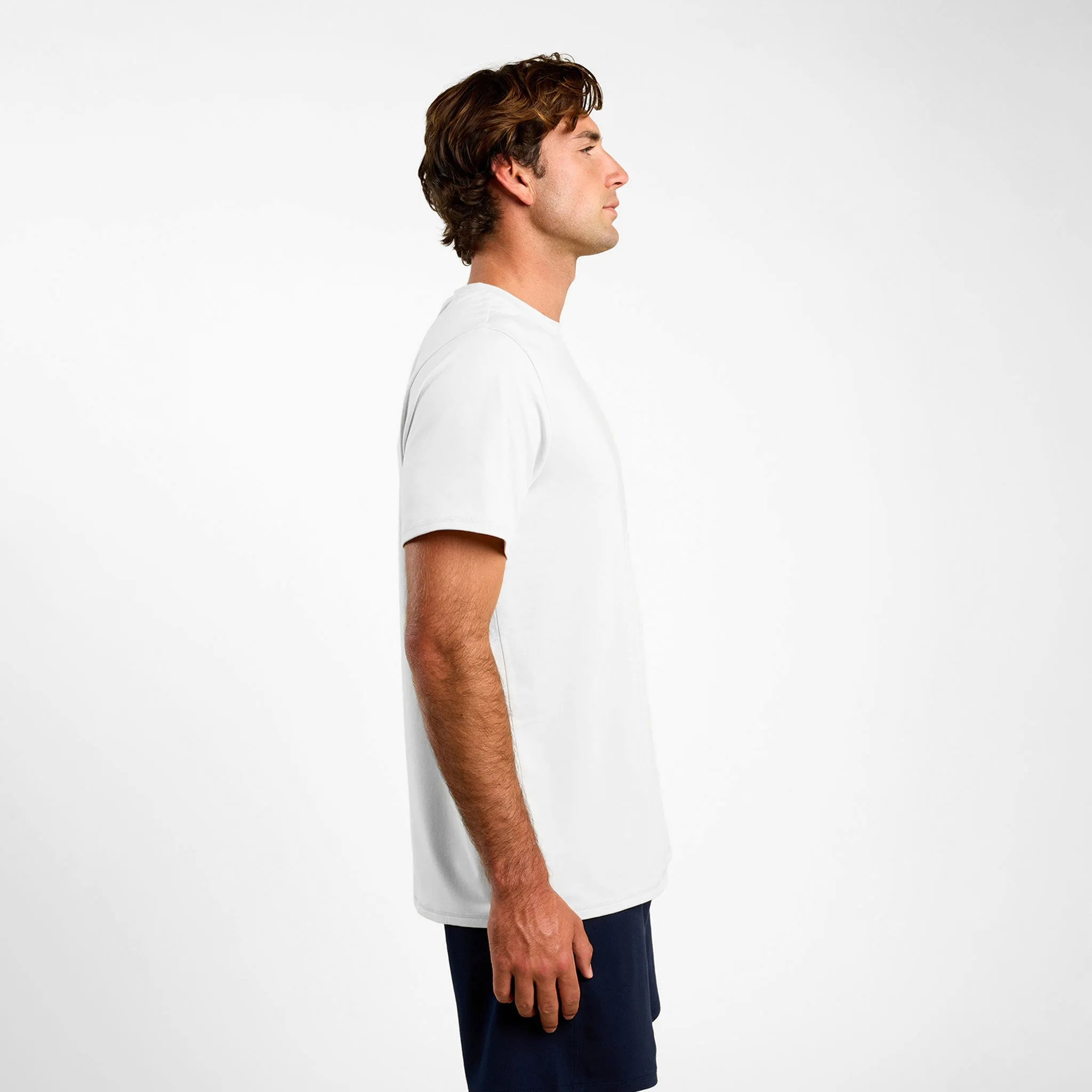 Men's Movement Tee | White sold by nuuds product image thumbnail 3