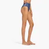 Shimmer High Waist Bikini Bottom | Navy sold by nuuds