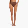 Shimmer High Waist Bikini Bottom | Coffee sold by nuuds