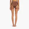 Shimmer High Waist Bikini Bottom | Coffee sold by nuuds