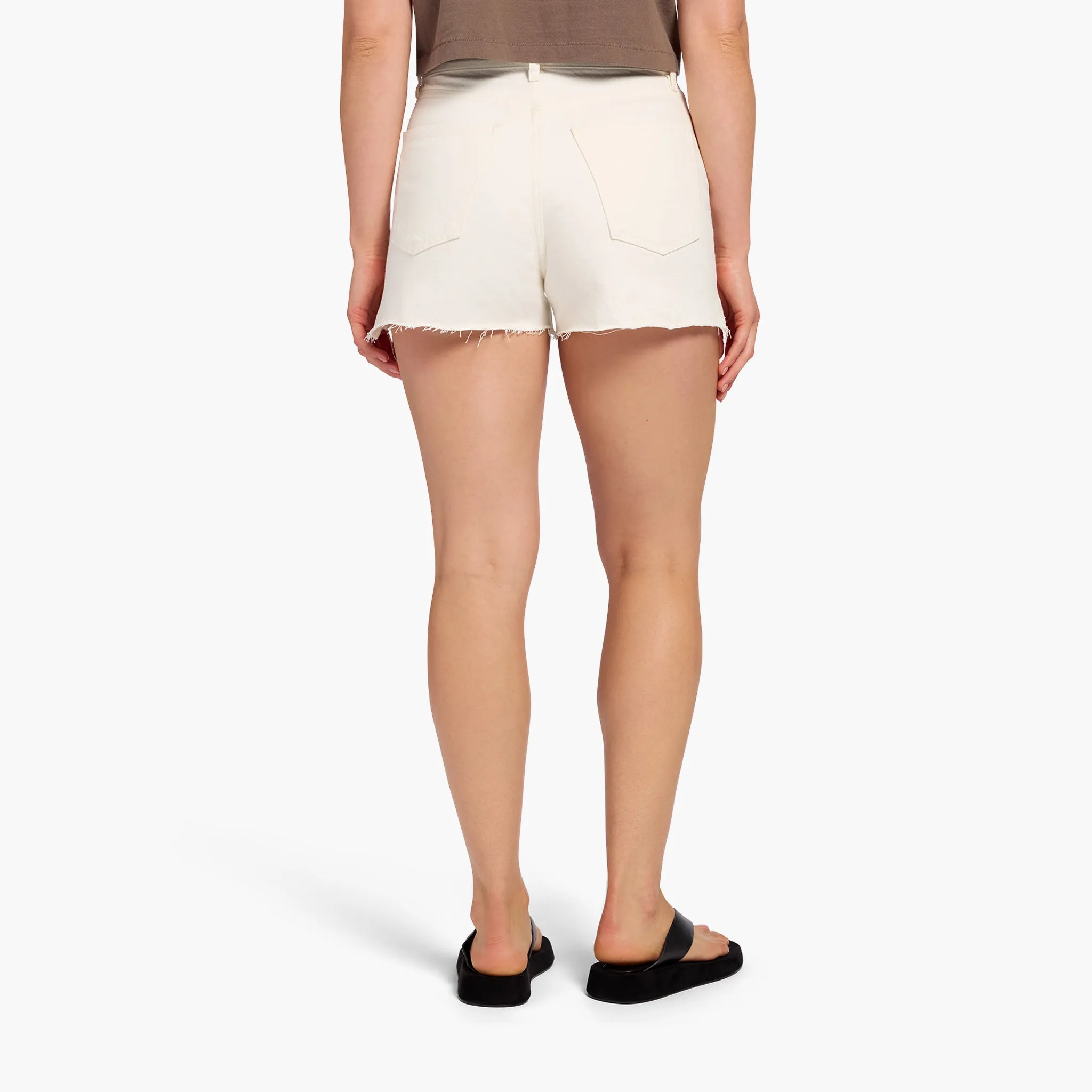 A-Line Vintage Cut-Off Short | Linen sold by nuuds product image thumbnail 4