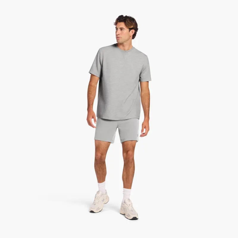 Men's Performance Waffle Short | Heather Grey sold by nuuds