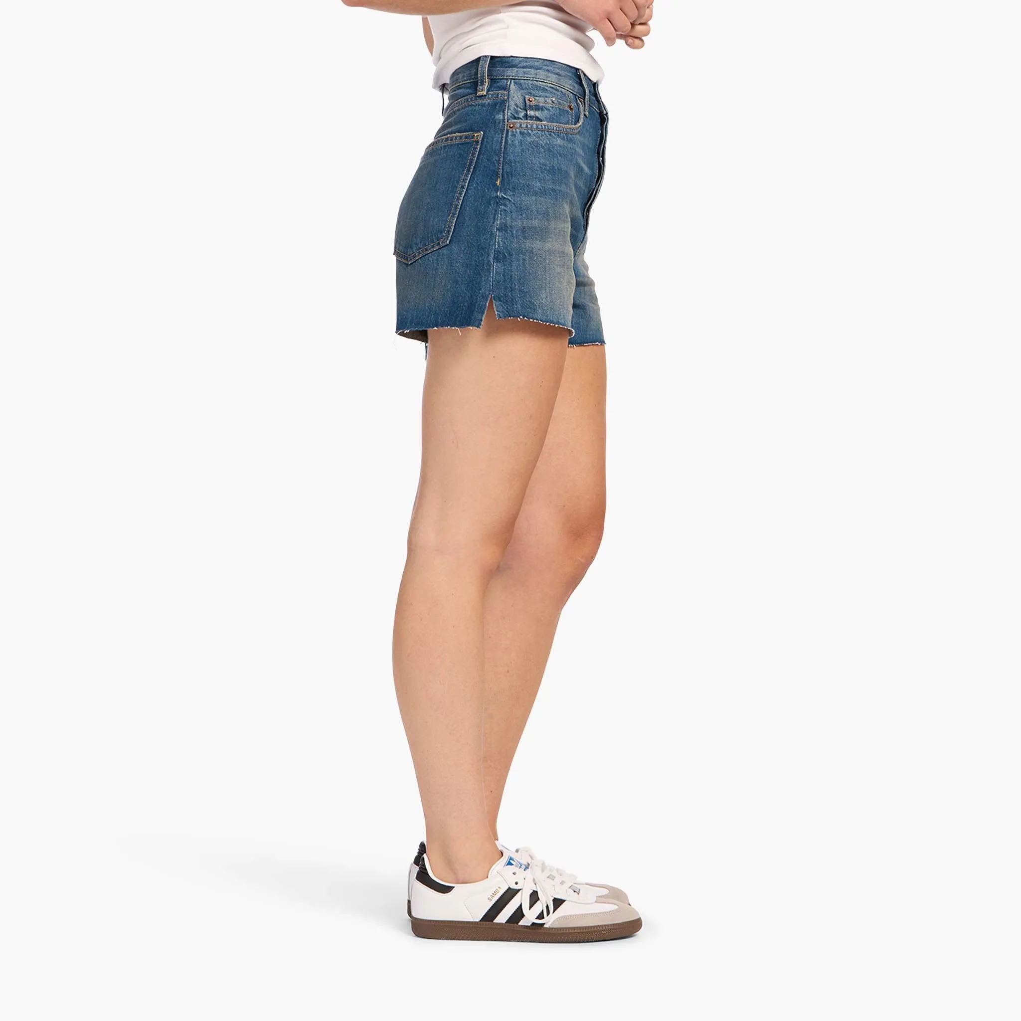 A-Line Vintage Cut-Off Short | Cedar sold by nuuds product image thumbnail 3