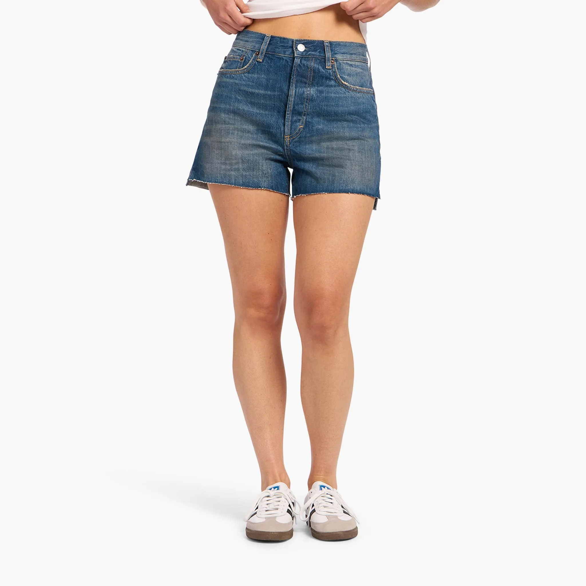 A-Line Vintage Cut-Off Short | Cedar sold by nuuds product image thumbnail 2