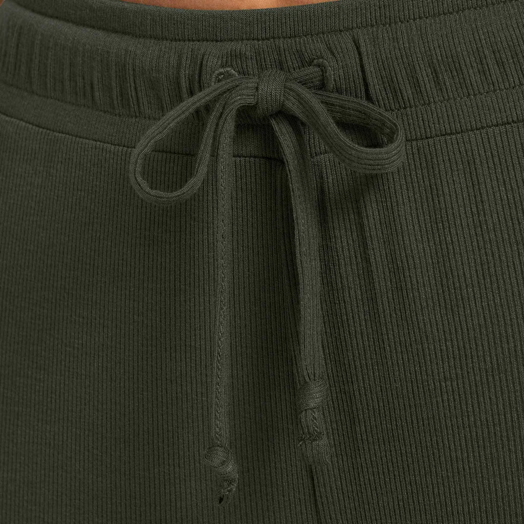 Ribbed Pajama Set | Darkest Olive sold by nuuds product image thumbnail 5
