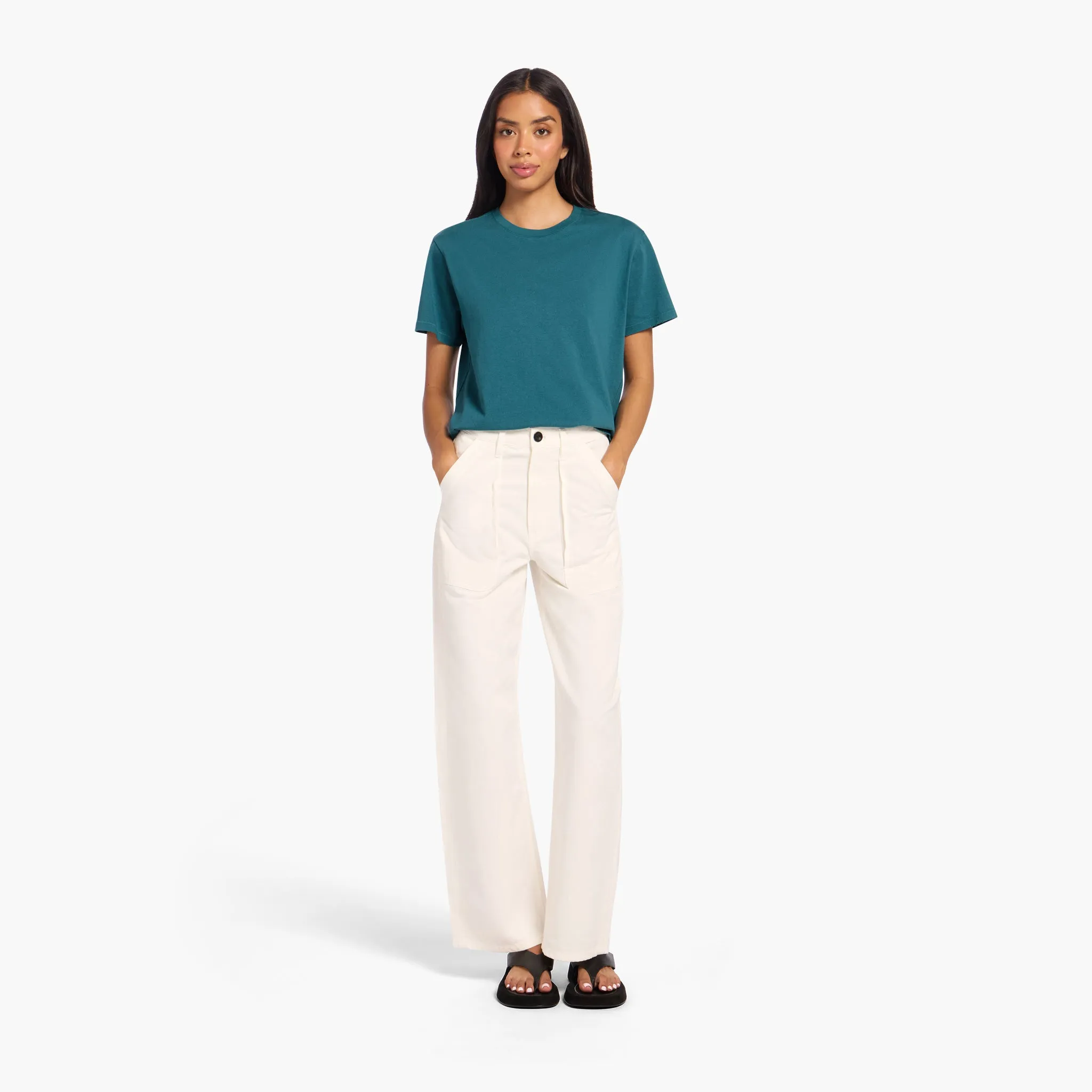 Vintage Cotton Everyday T-Shirt | Faded Lagoon sold by nuuds product image thumbnail 2