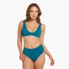 Plunge Bikini Top | Lagoon sold by nuuds