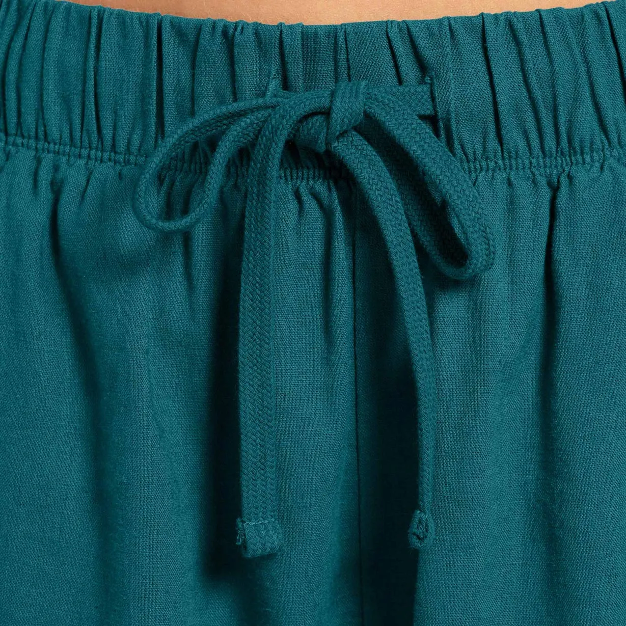 Linen Beach Short | Faded Lagoon sold by nuuds product image thumbnail 5