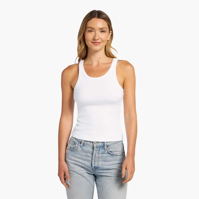 Essential Rib Tank sold by nuuds