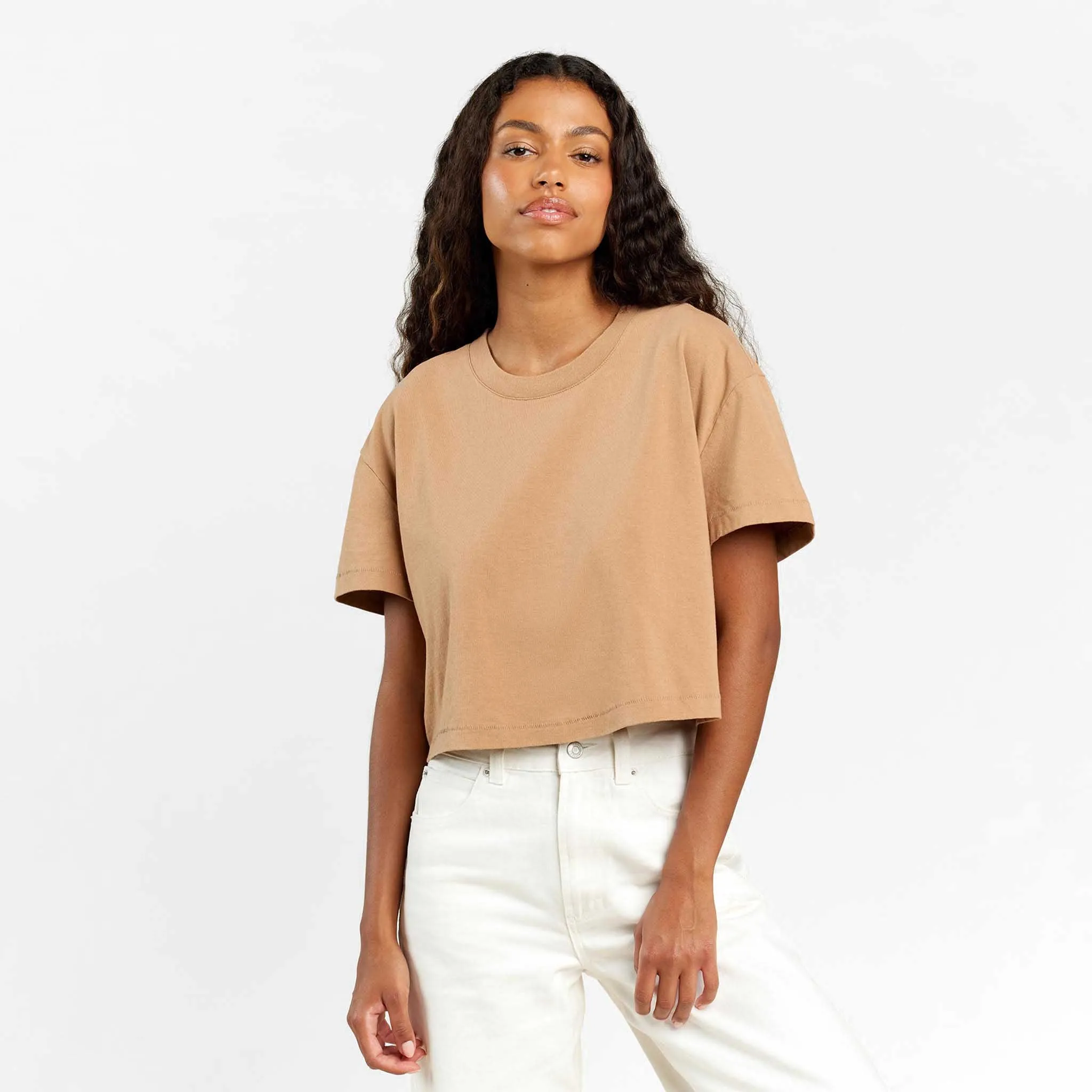Vintage Cotton Cropped Tee sold by nuuds product image thumbnail 5