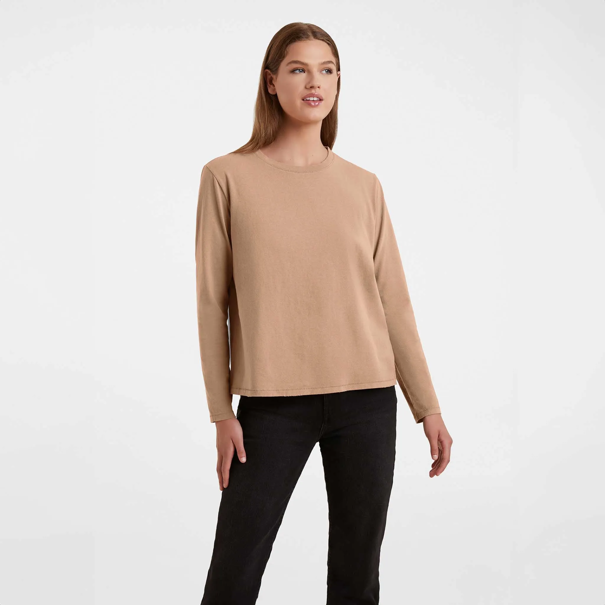 Vintage Cotton Long Sleeve Everyday T-Shirt sold by nuuds product image thumbnail 3