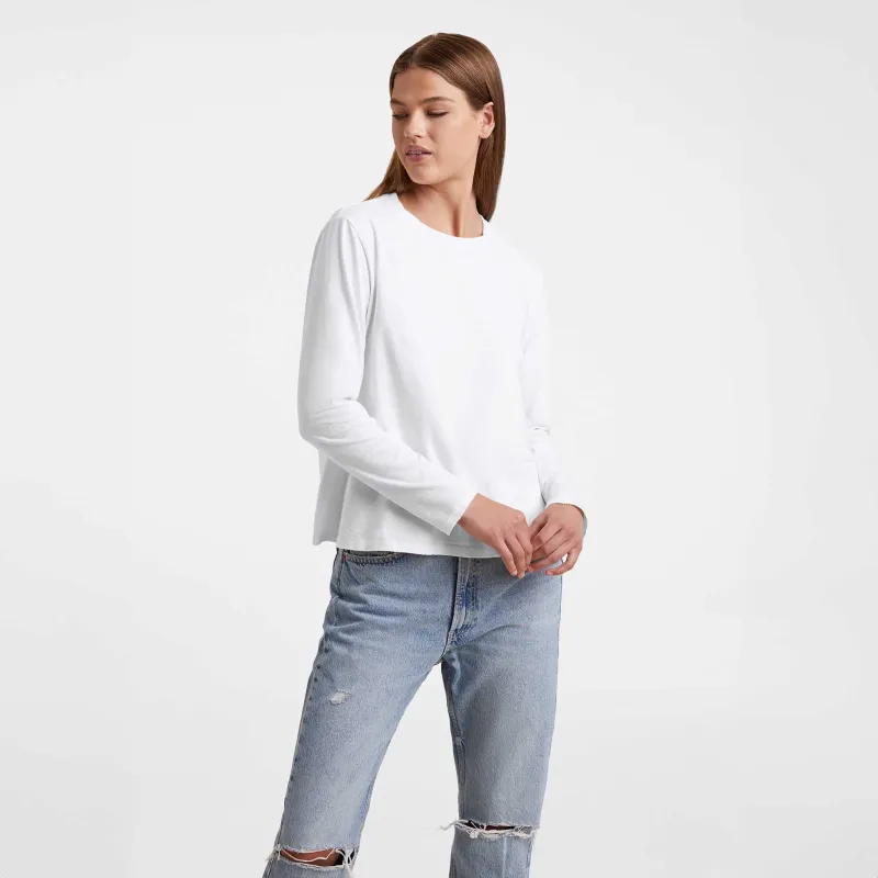 Vintage Cotton Long Sleeve Everyday T-Shirt sold by nuuds