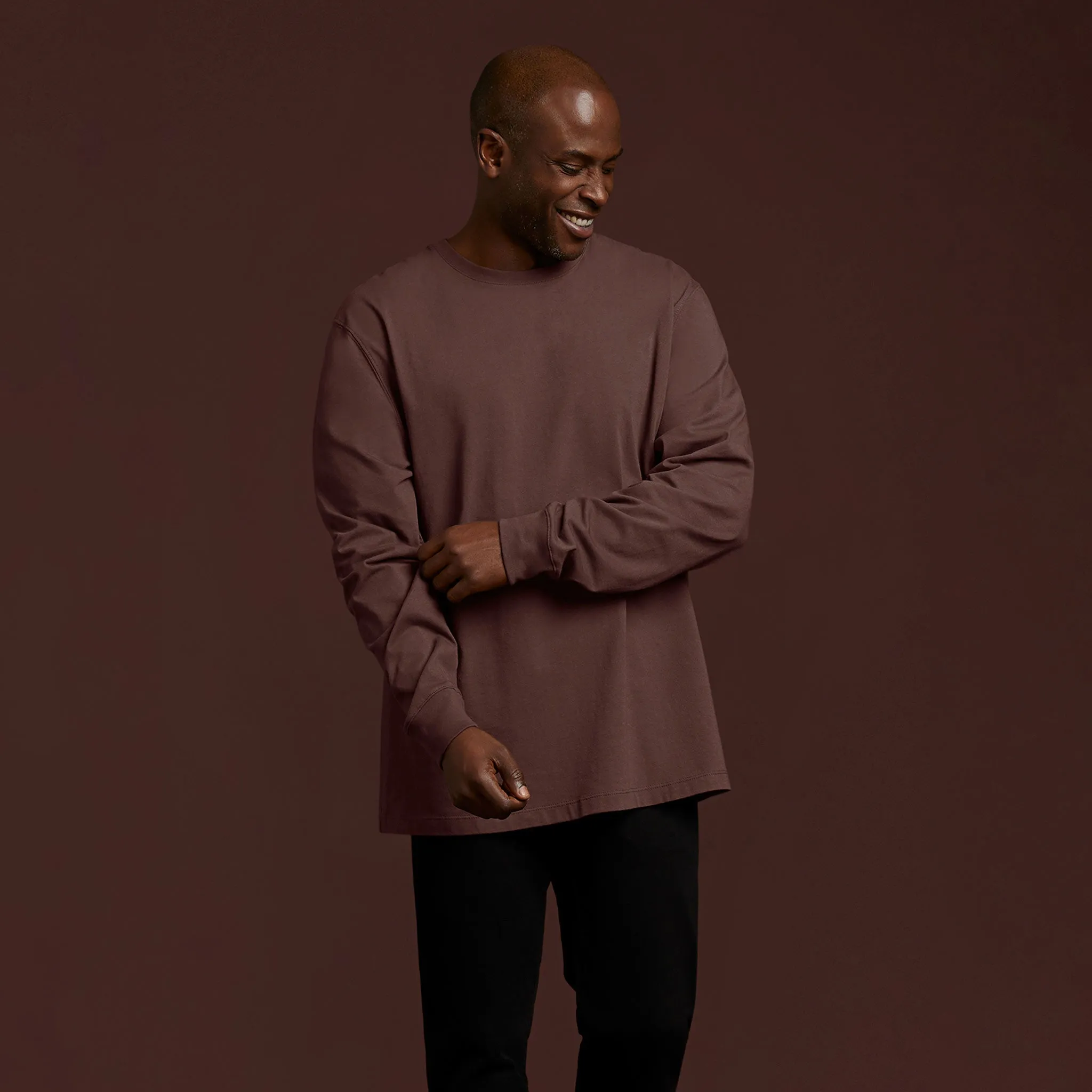 Long Sleeve Boxy Tee sold by nuuds product image thumbnail 4