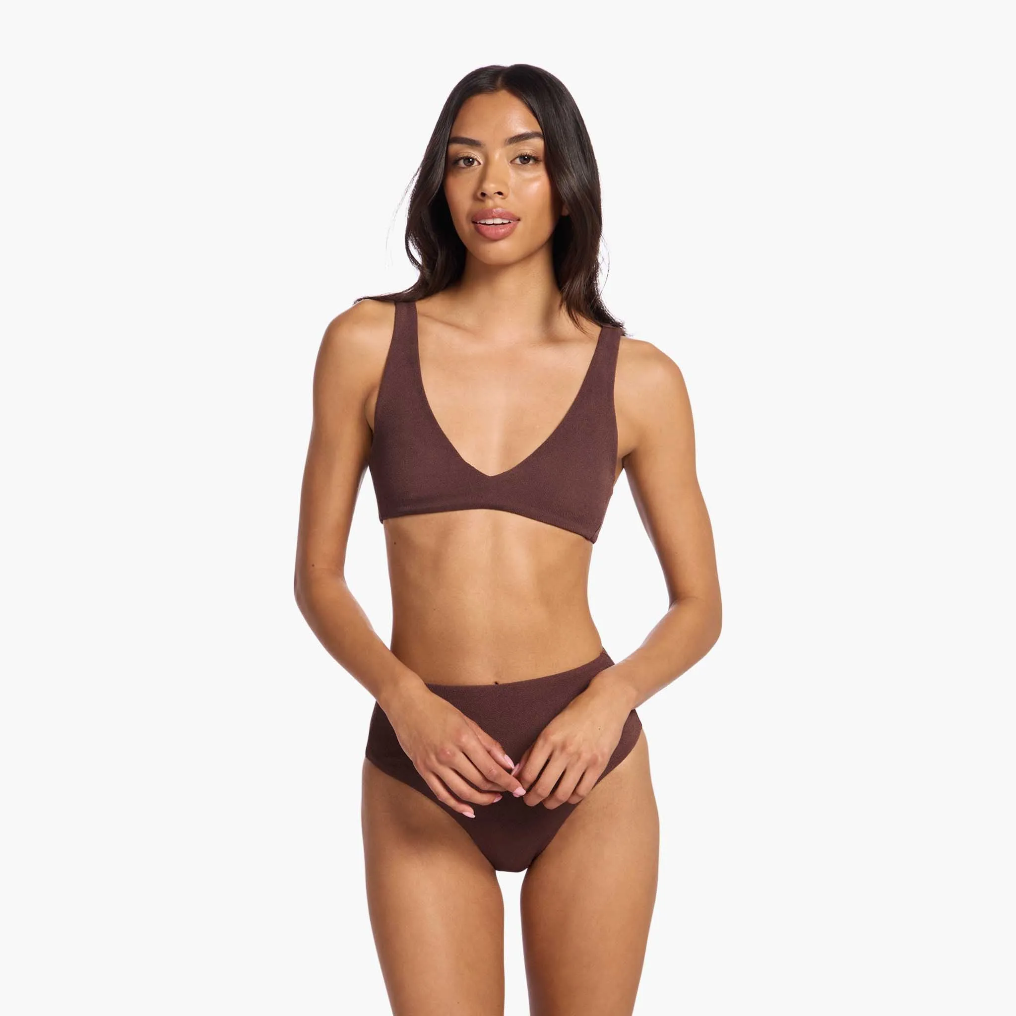 Plunge Bikini Top sold by nuuds