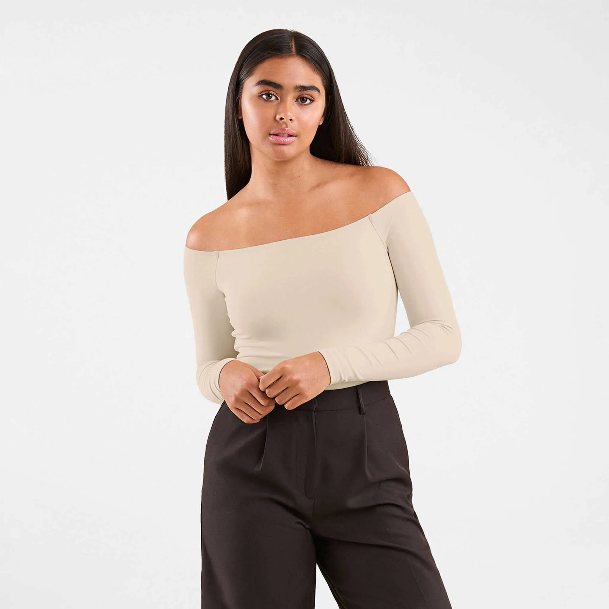 Off The Shoulder Bodysuit sold by nuuds product image thumbnail 2