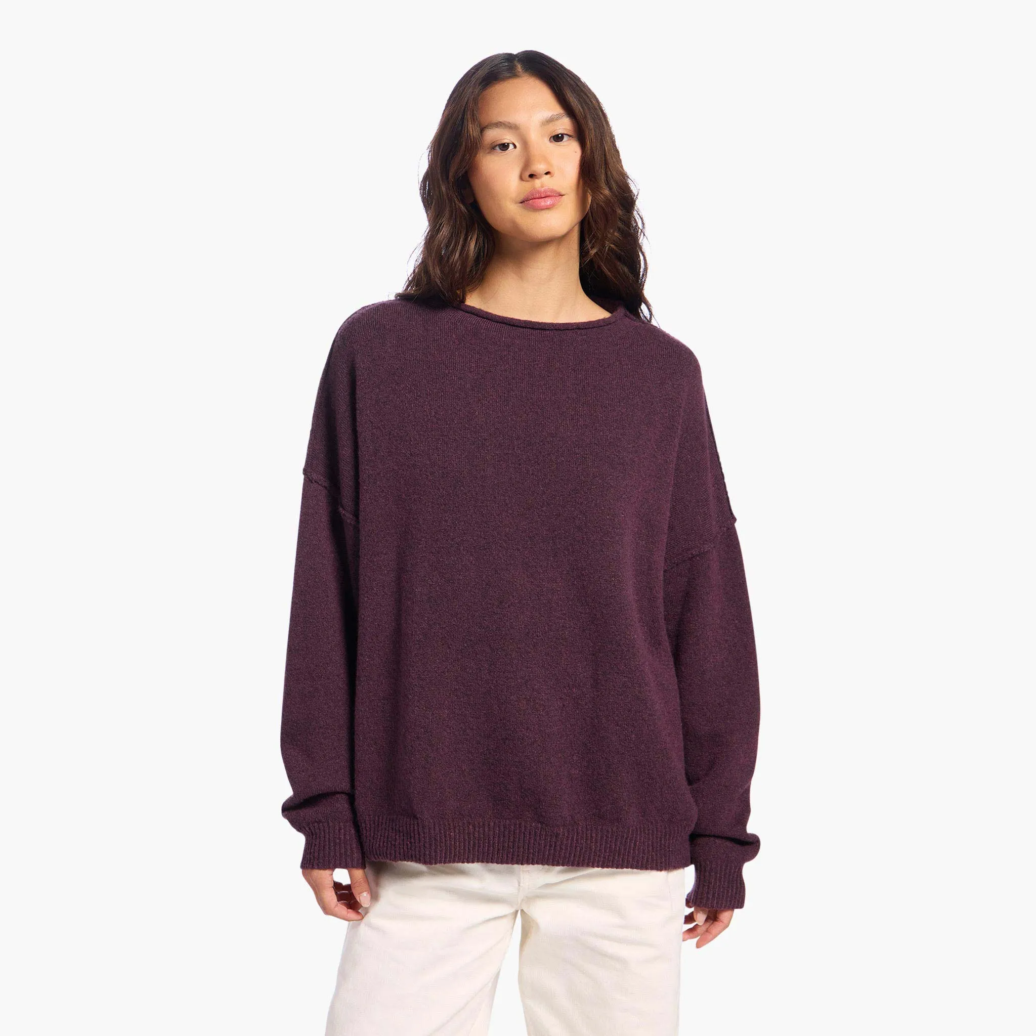 Cozy Knit Mock Neck Sweater sold by nuuds product image thumbnail 3
