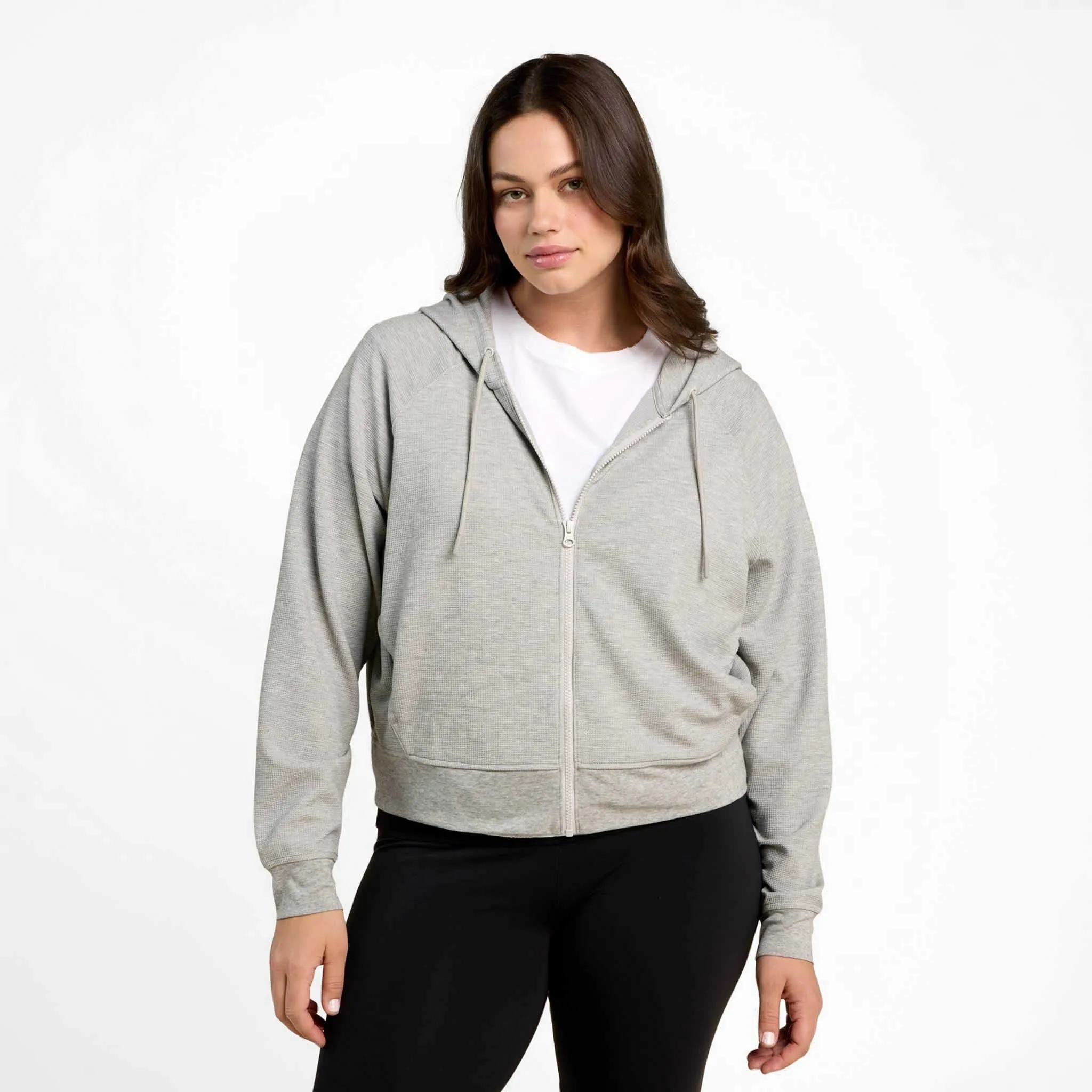 Sporty Waffle Zip Up sold by nuuds product image thumbnail 3