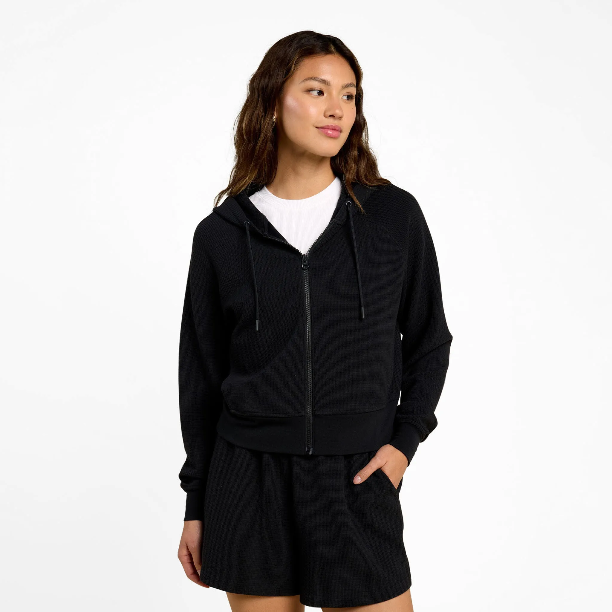 Sporty Waffle Zip Up sold by nuuds product image thumbnail 2